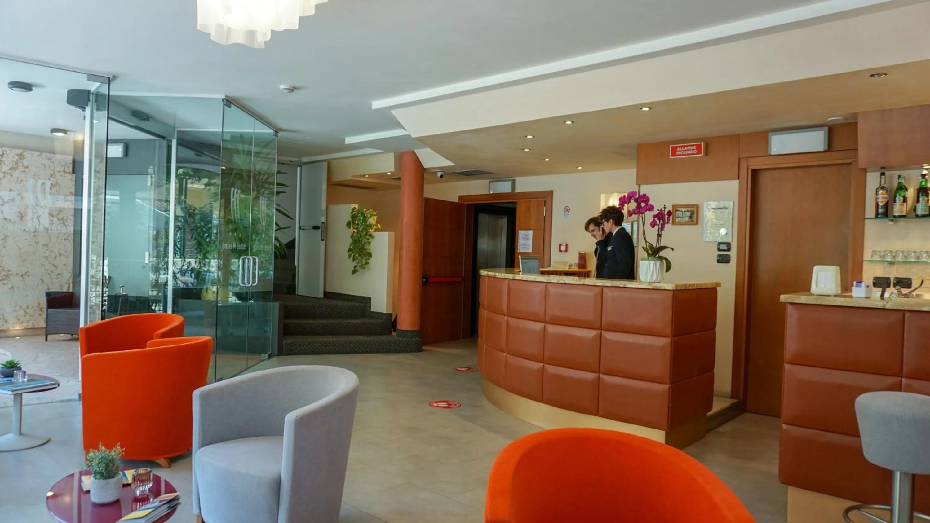 Lobby or reception in Hotel Mavino
