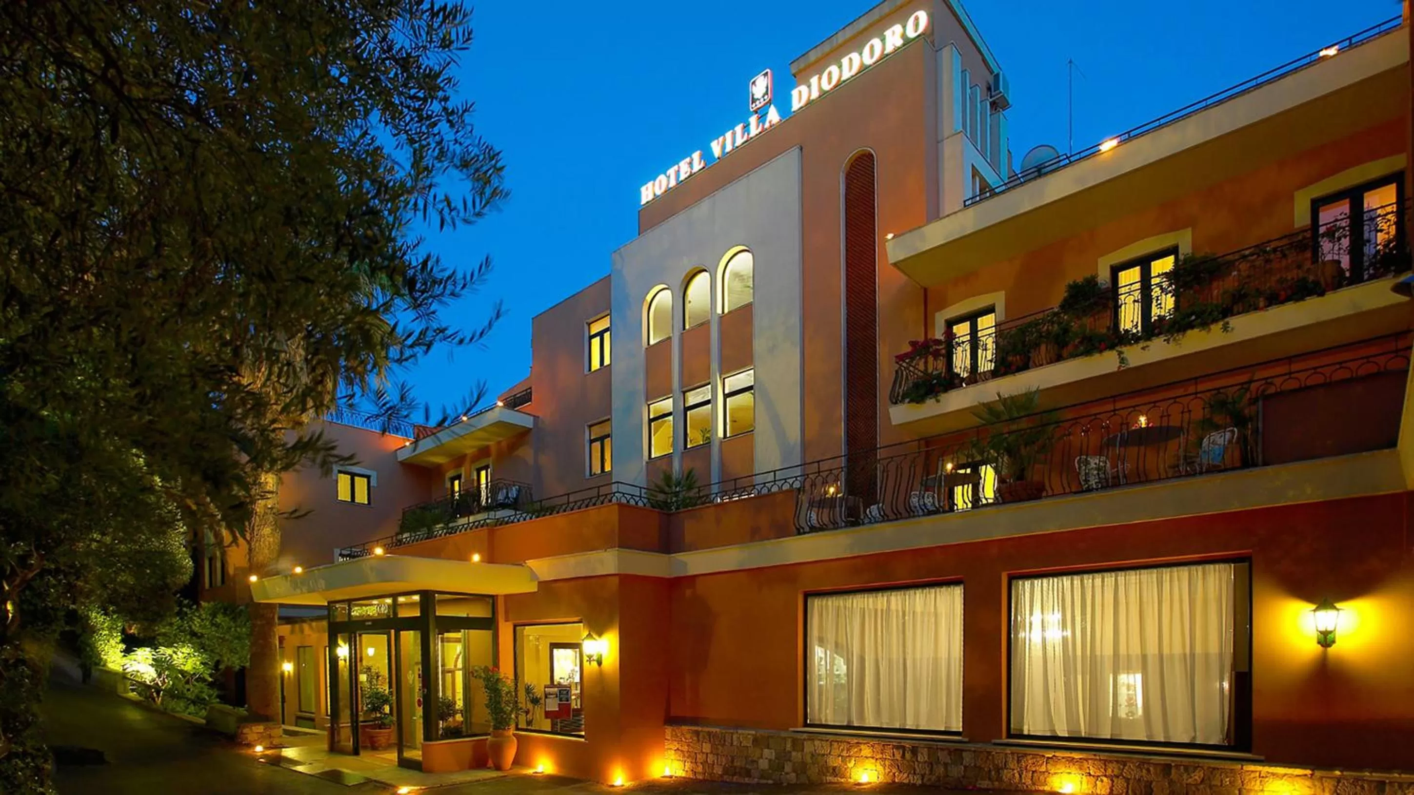 Facade/entrance in Hotel Villa Diodoro