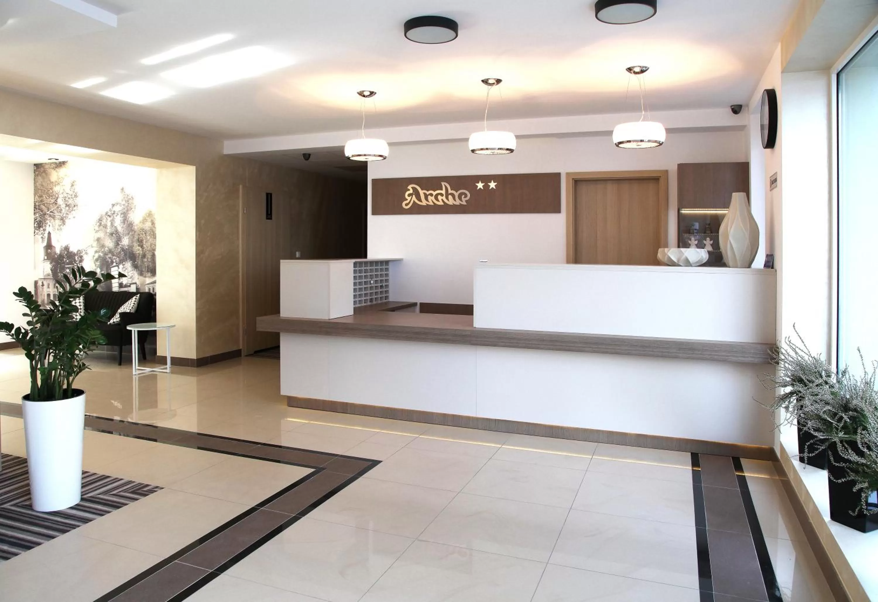 Lobby or reception in Arche Hotel Siedlce