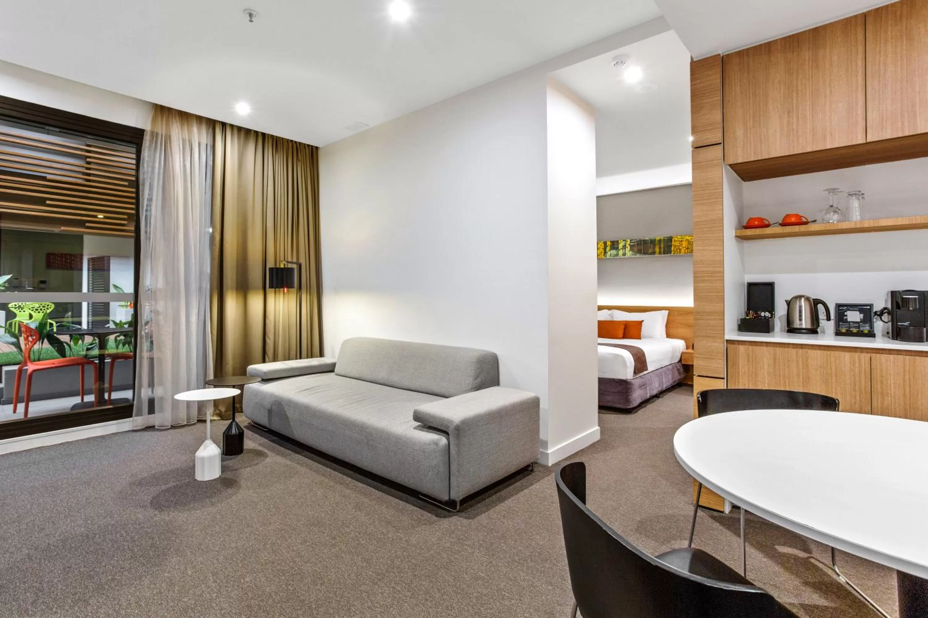 Living room in Jasper Boutique Hotel