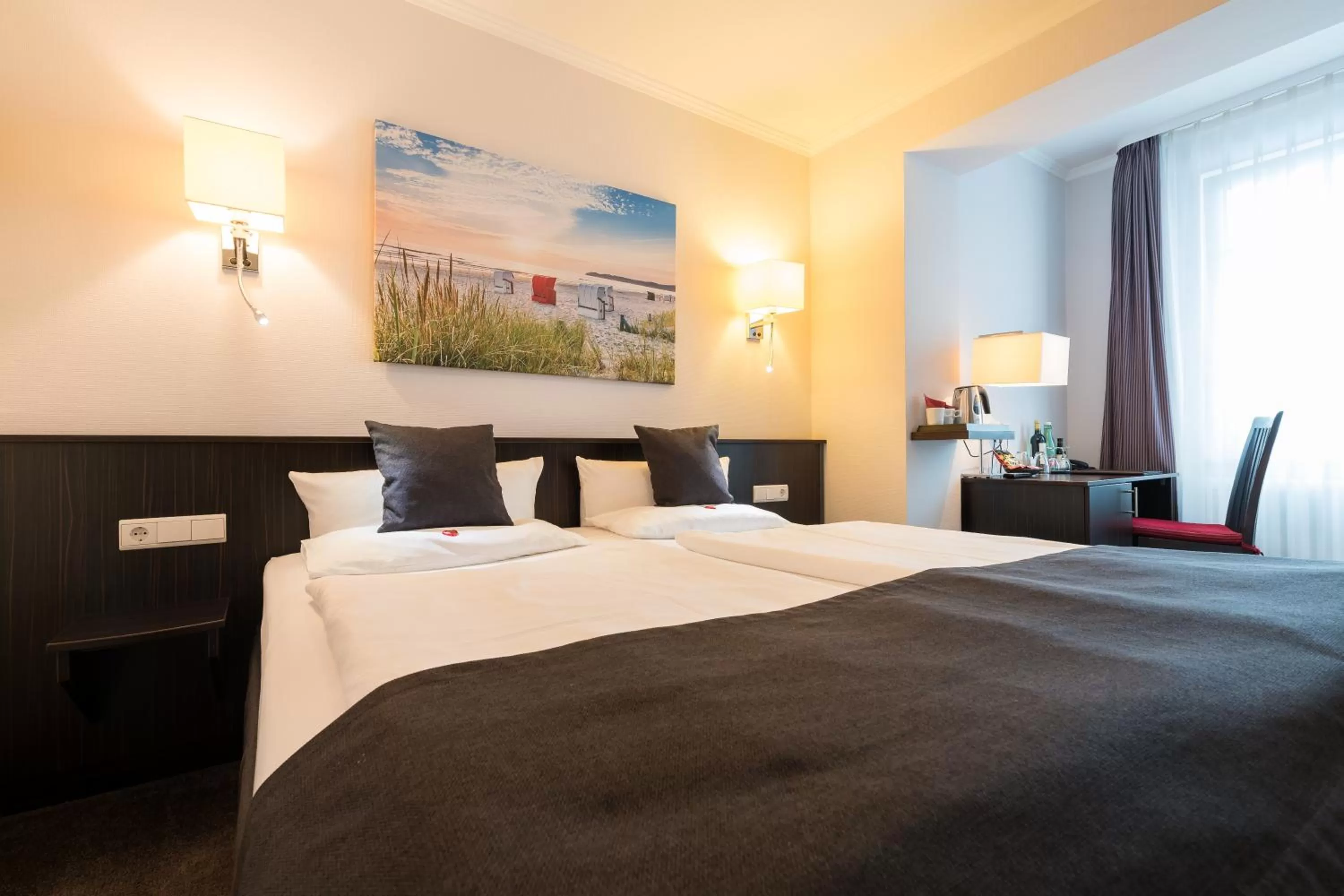 Bed, Room Photo in Hotel Villa Belvedere