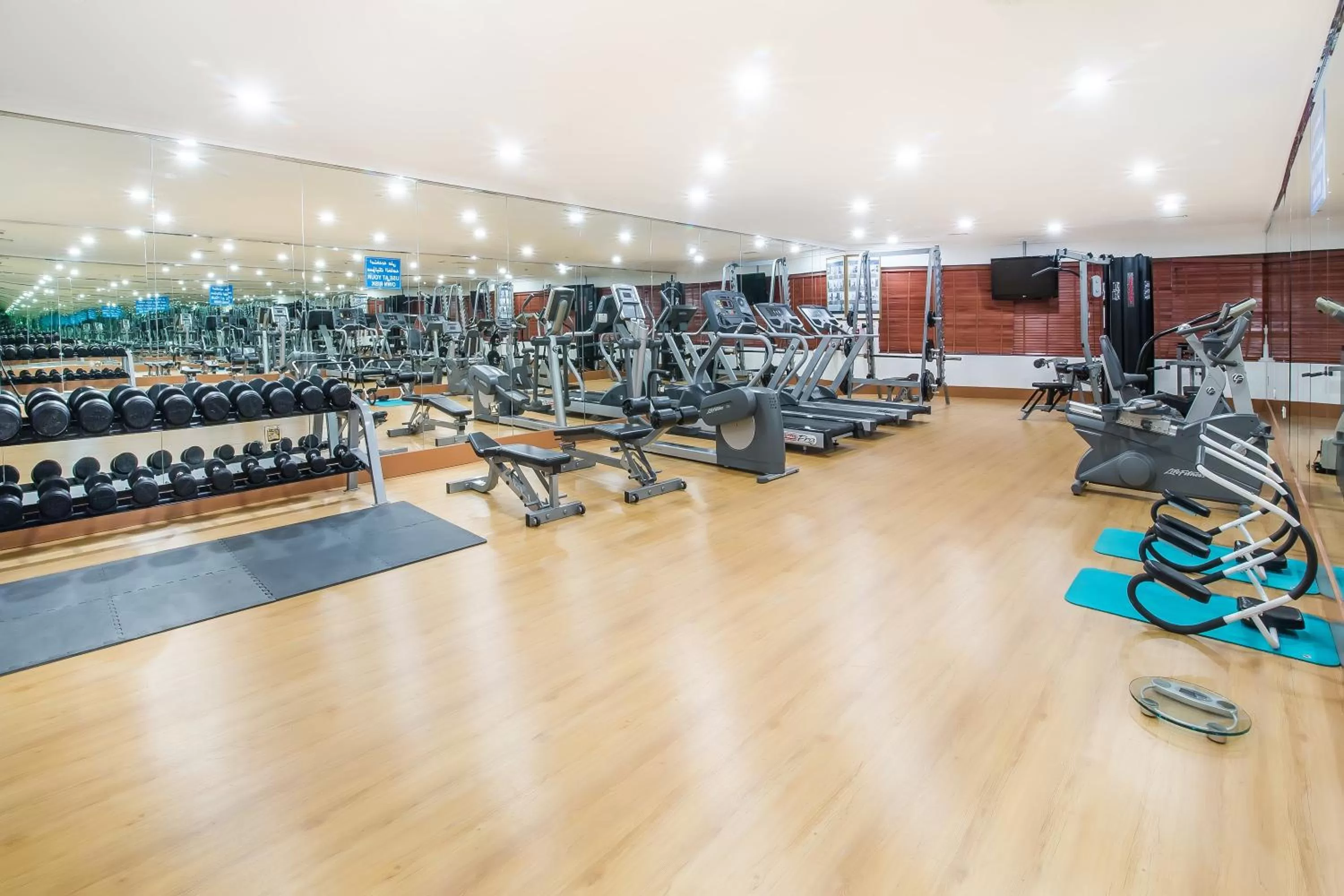 Fitness centre/facilities in Sunday Hotel Holiday international Dubai