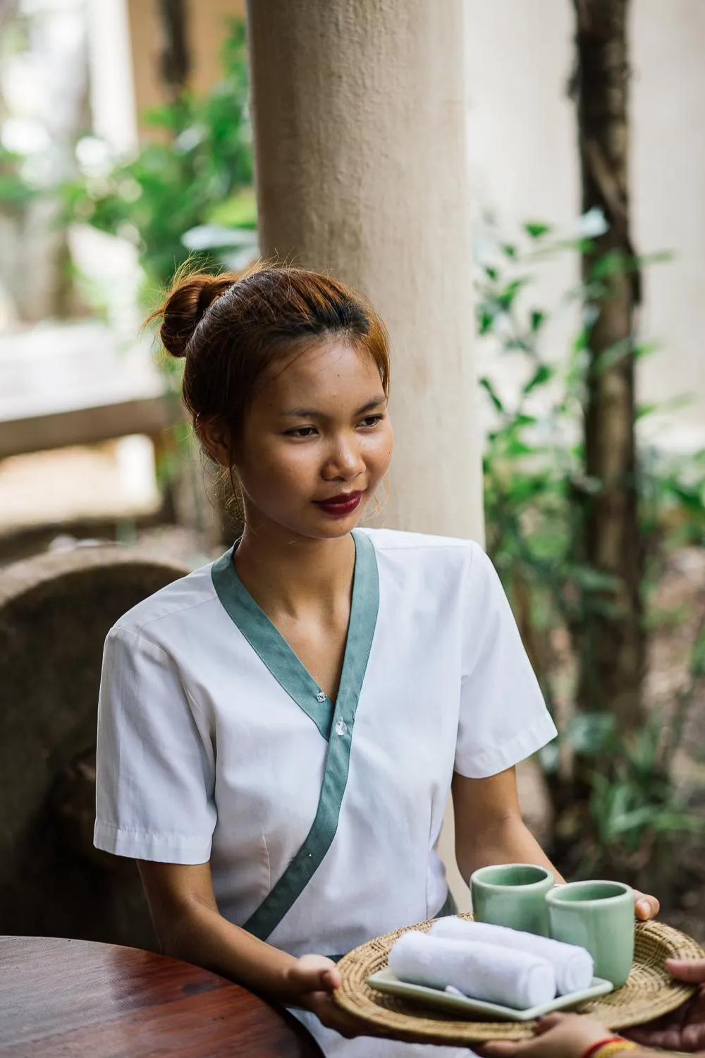 Staff in Knai Bang Chatt Resort