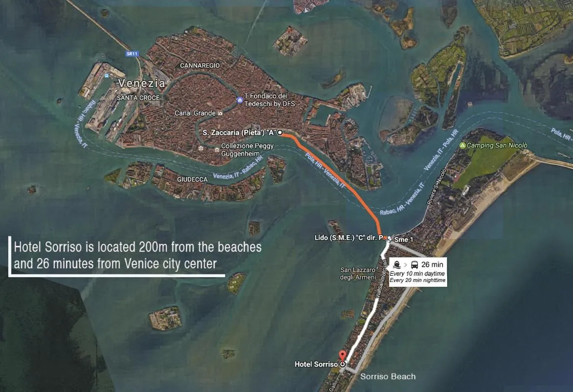 Area and facilities in Hotel Sorriso