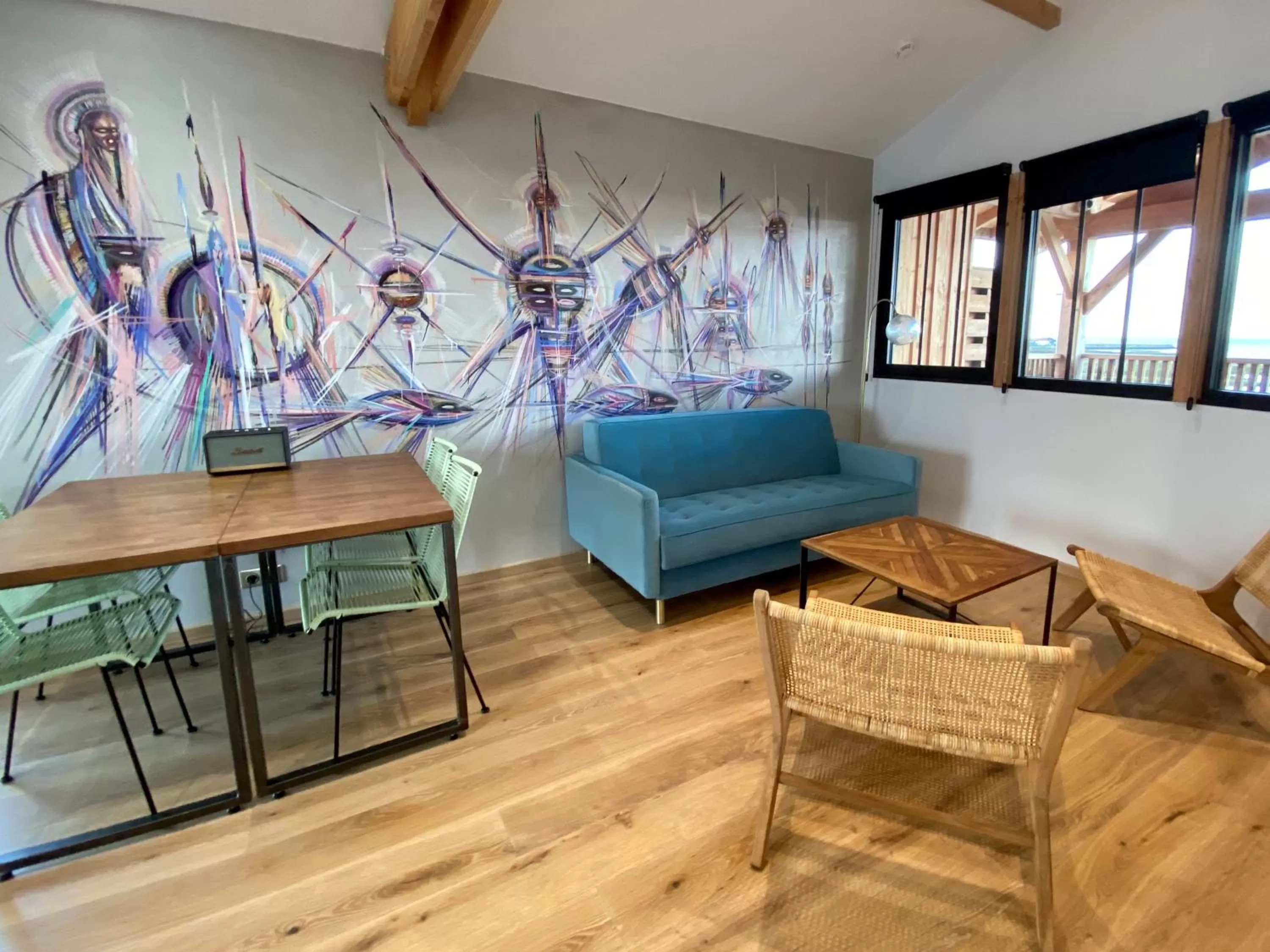 Living room in LES 12 DE LARROS