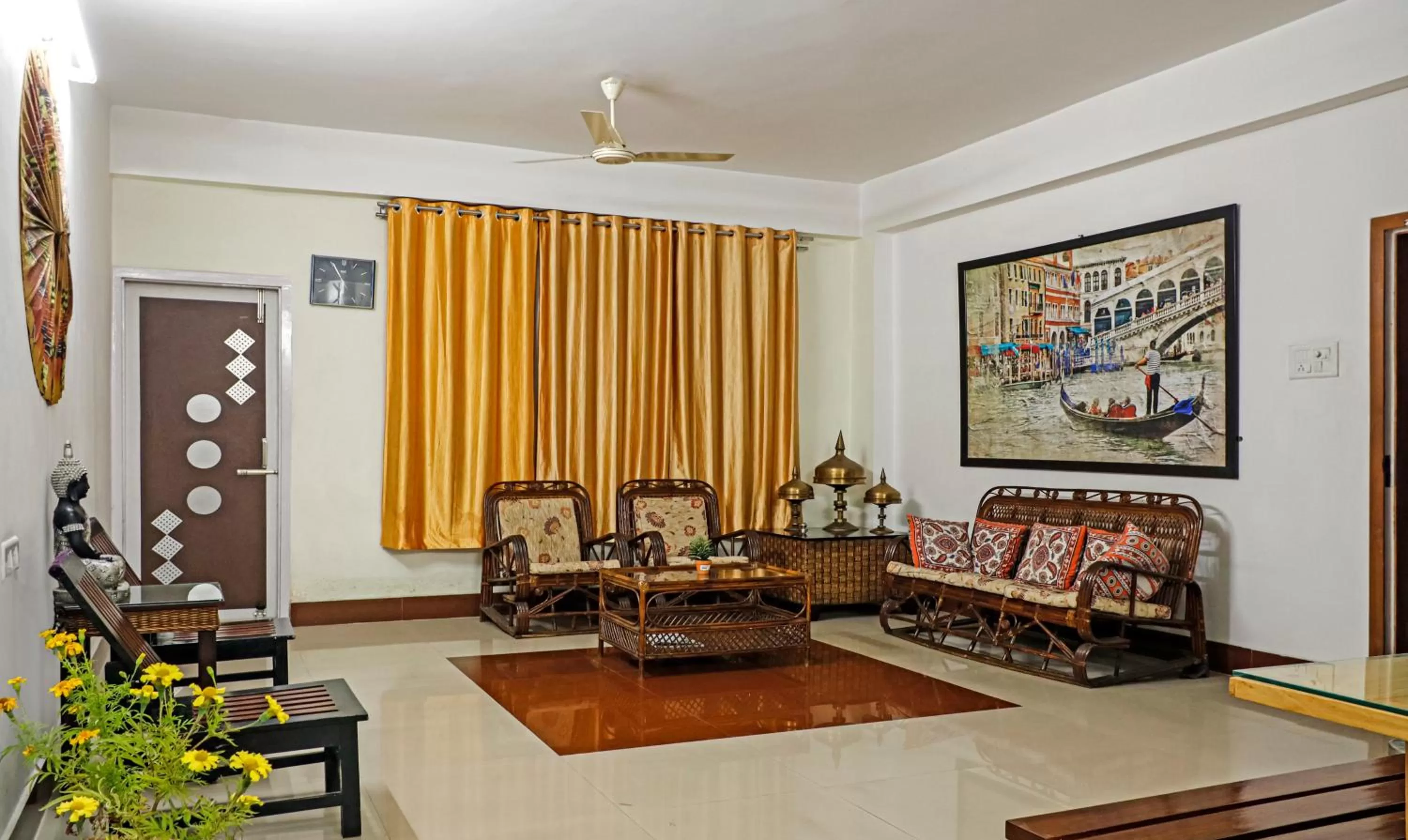 Seating area in Treebo Umal Homestay Ganeshguri