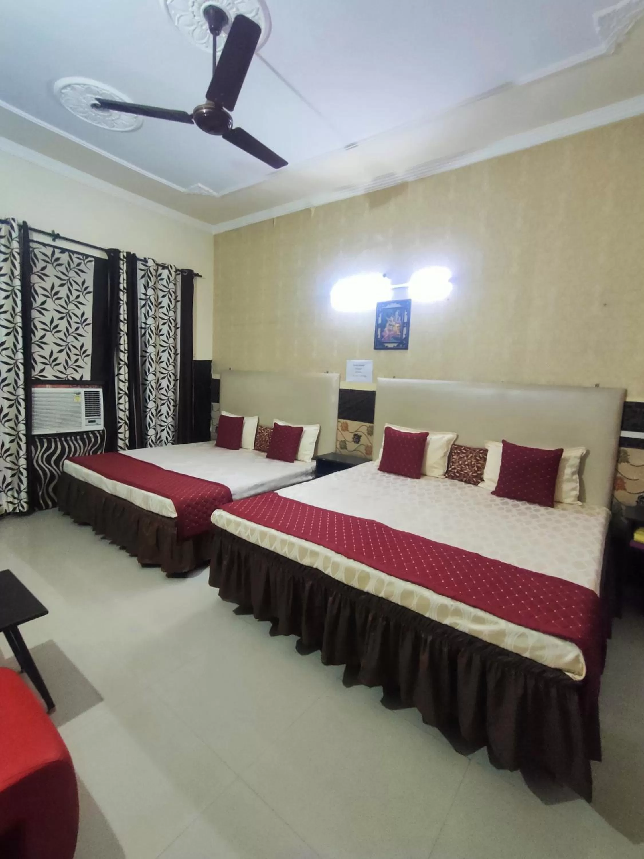 King Room with Two King Beds in New Chandigarh Holiday Home