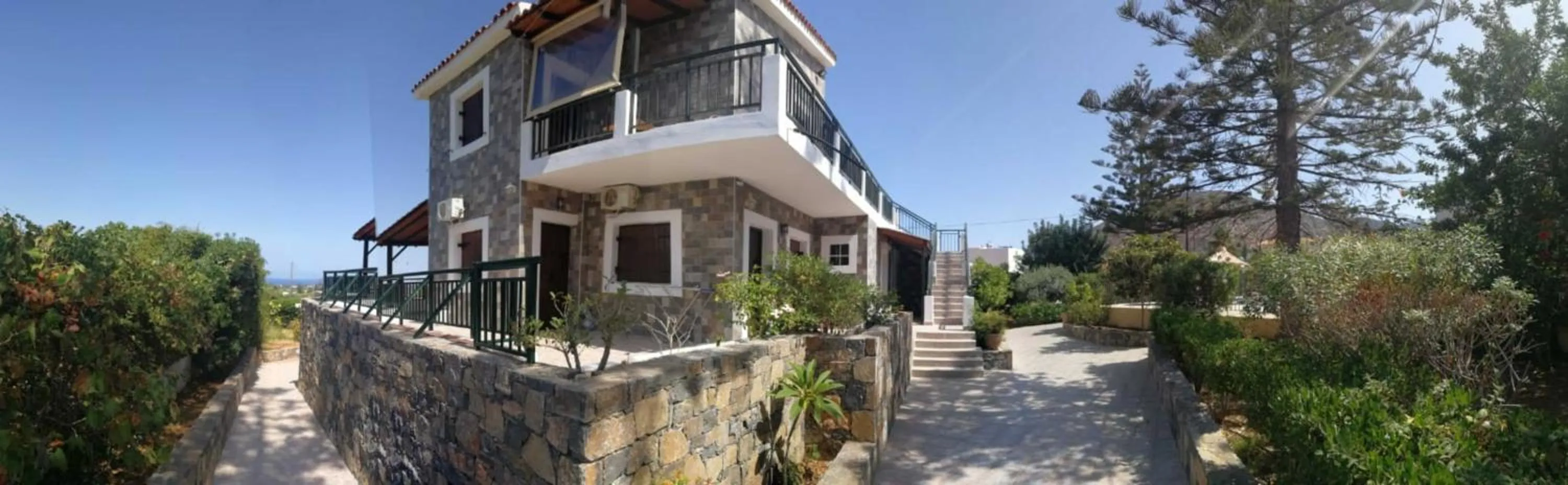 Bird's eye view in Villa Medusa