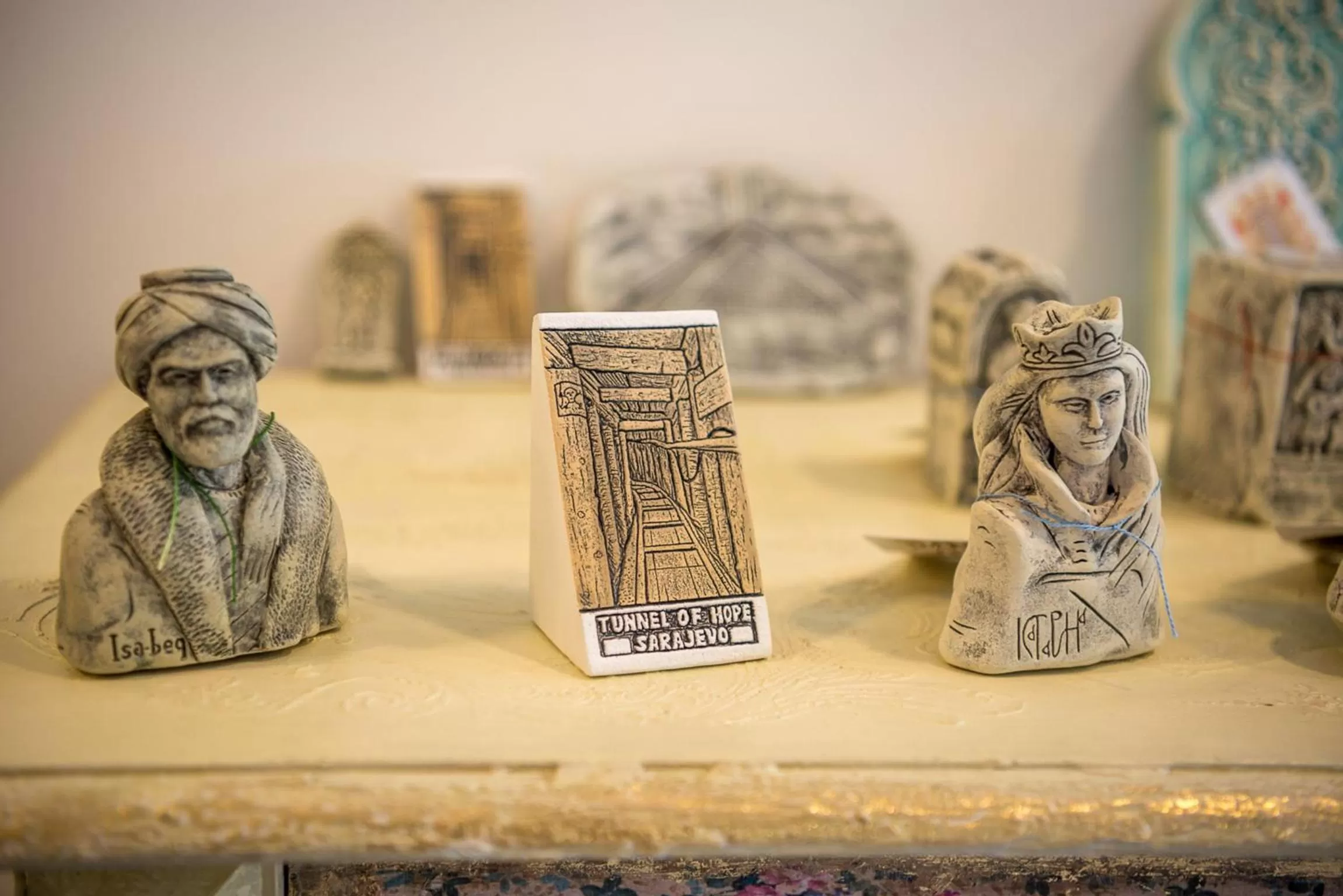 Decorative detail in Heritage Hotel Gate of Sarajevo