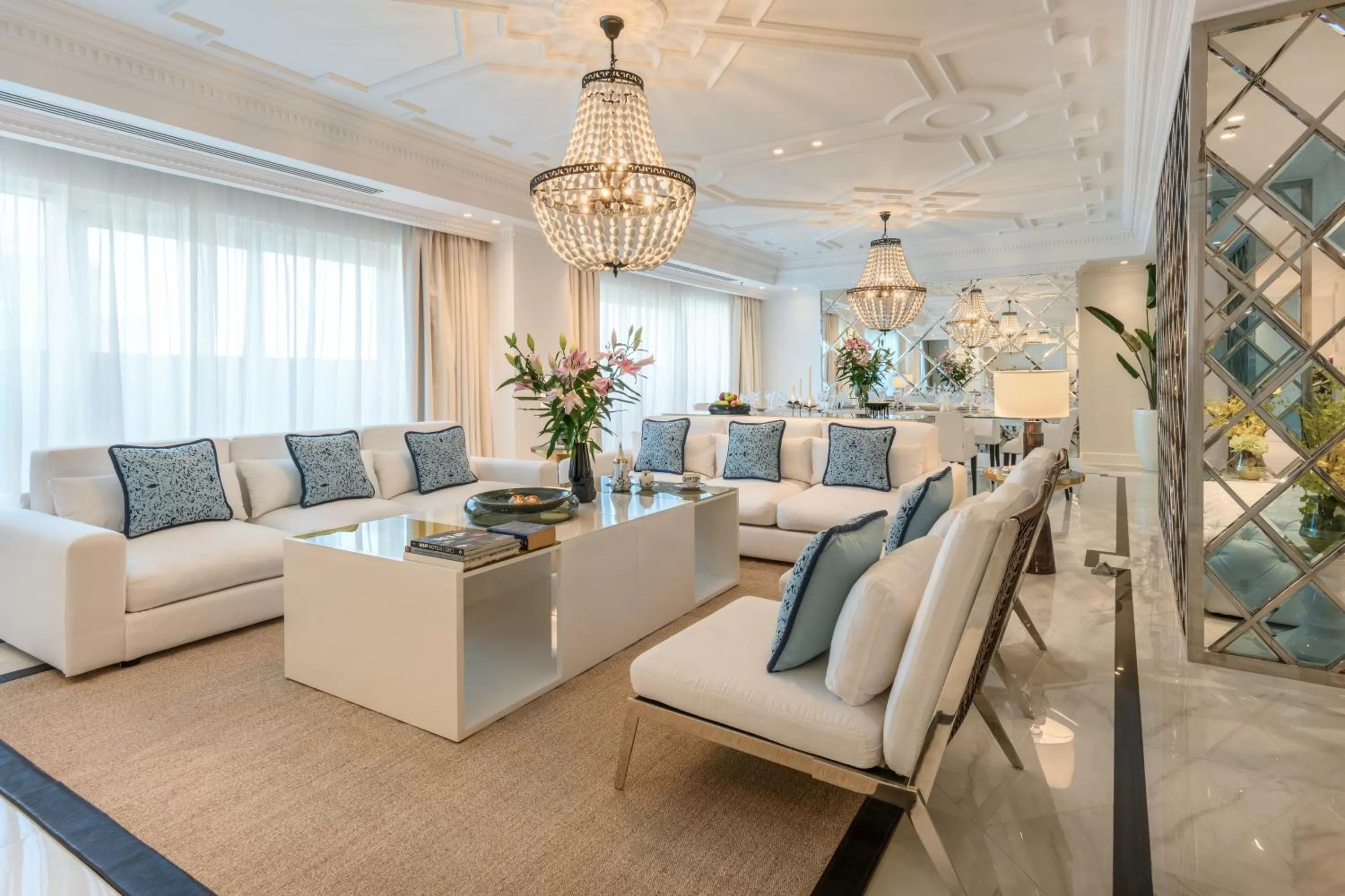 Living room in Centara West Bay Hotel & Residences Doha