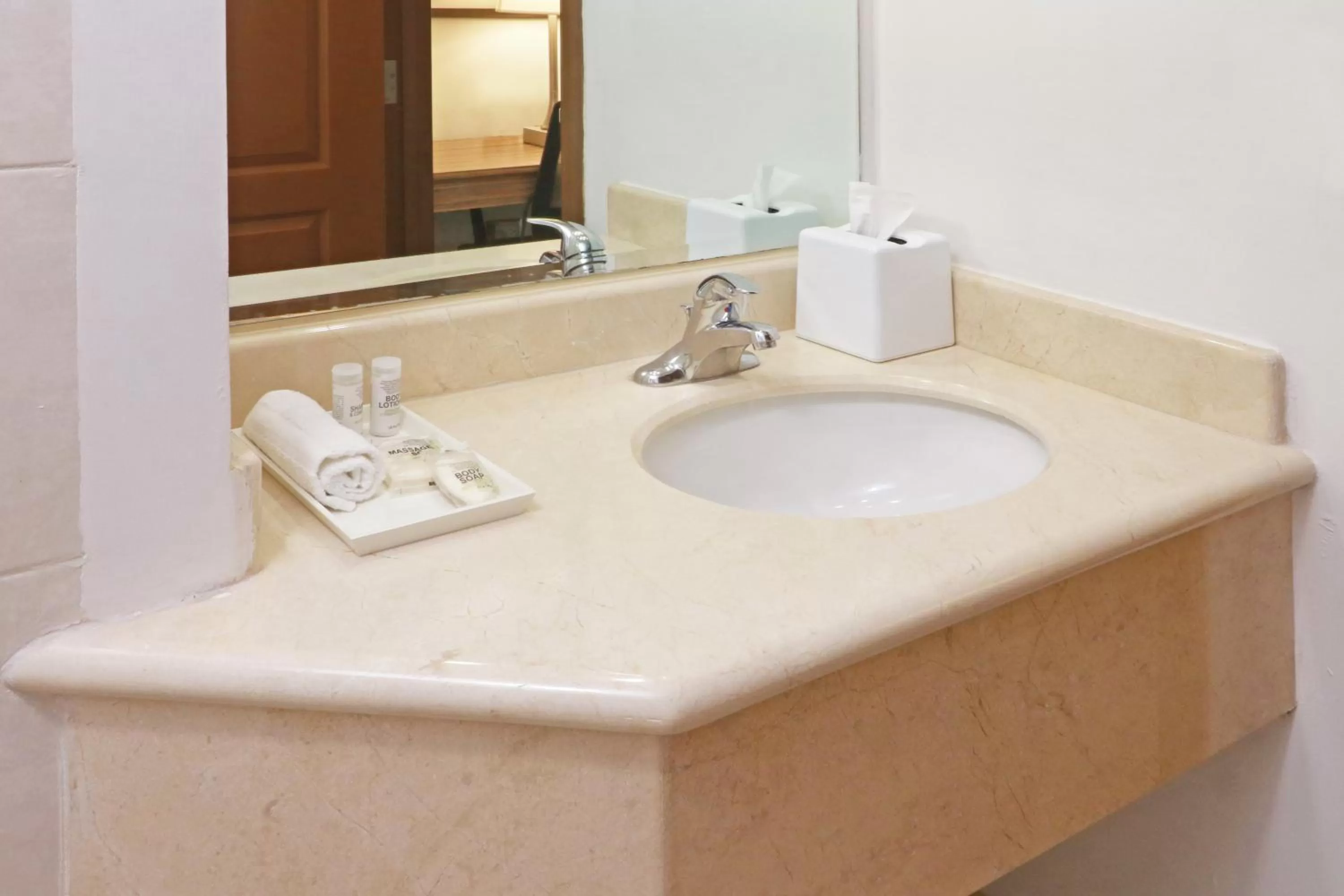 Bathroom in Wyndham Garden Monterrey Valle Real