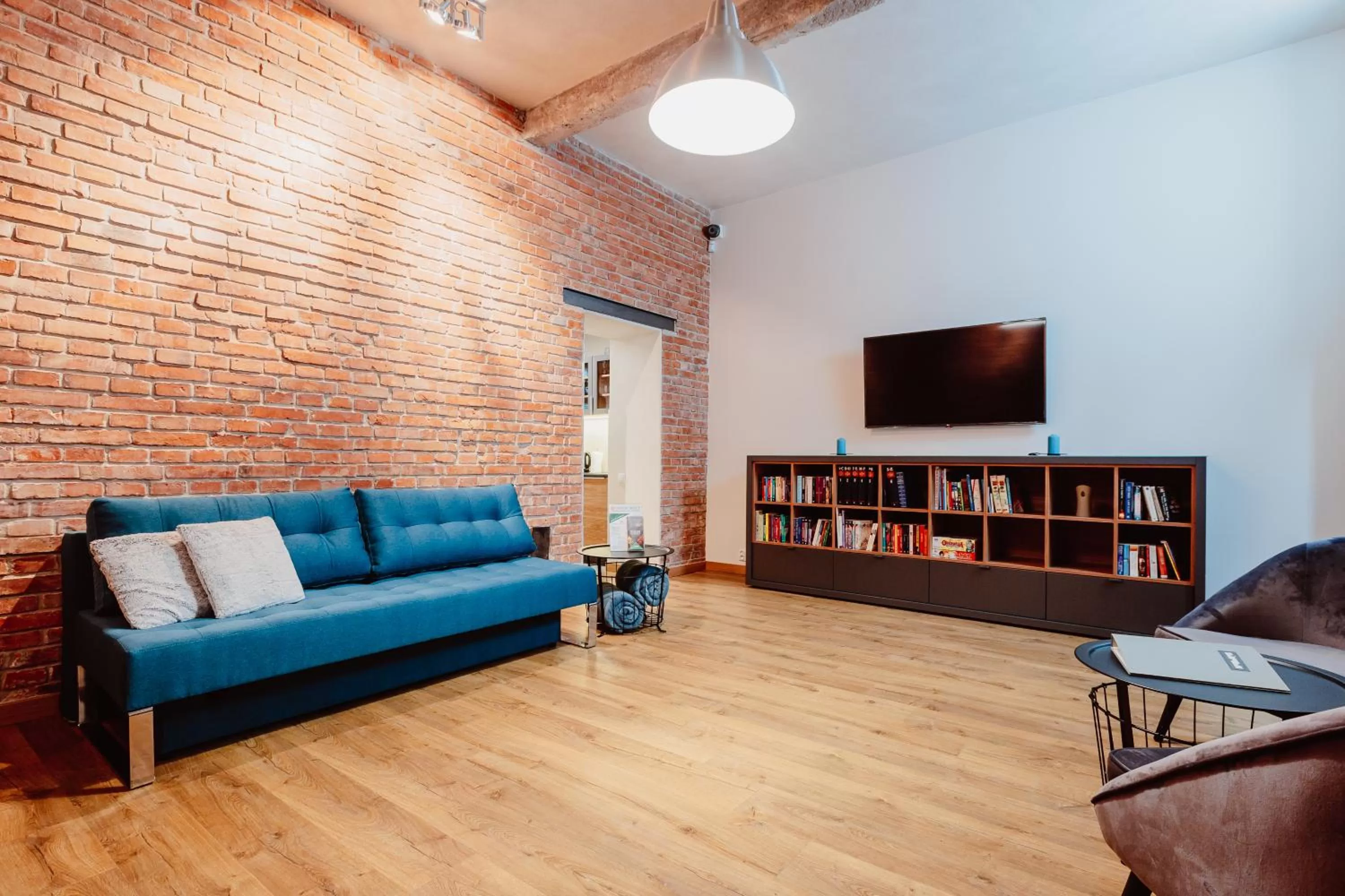 Communal lounge/ TV room in 4Seasons﻿ Apartments Cracow