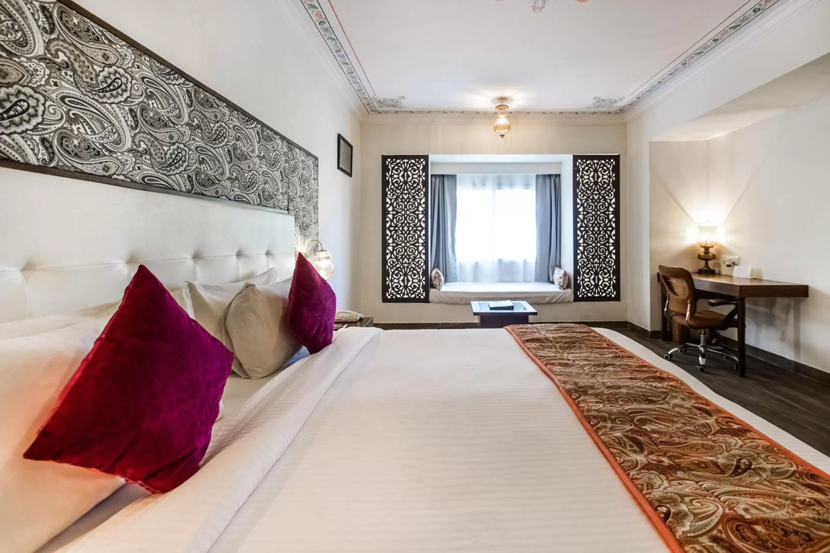 Photo of the whole room, Bed in Bamboo Saa Resort & Spa - Udaipur