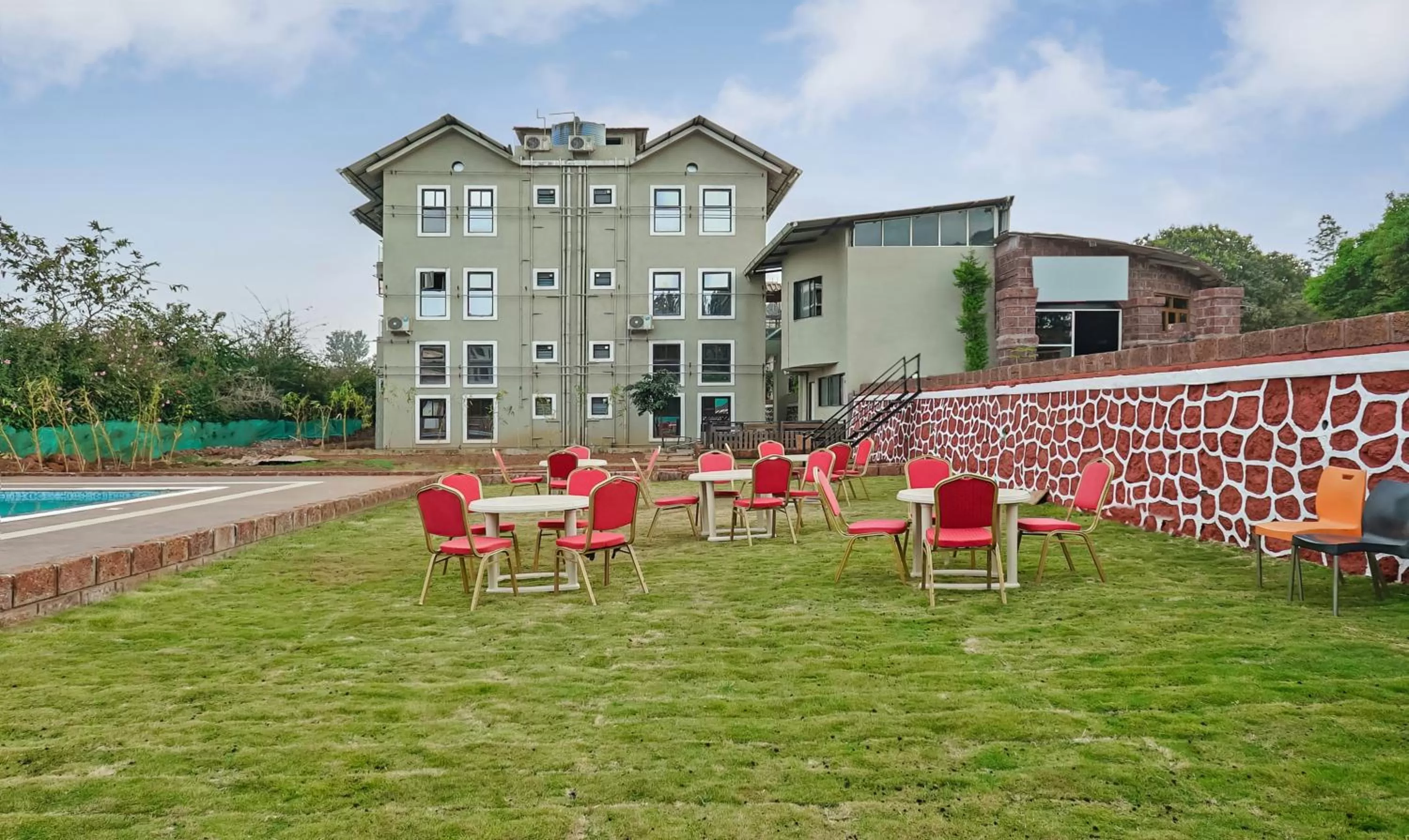 Property building in Treebo Vhyomaan Resort With Swimming Pool