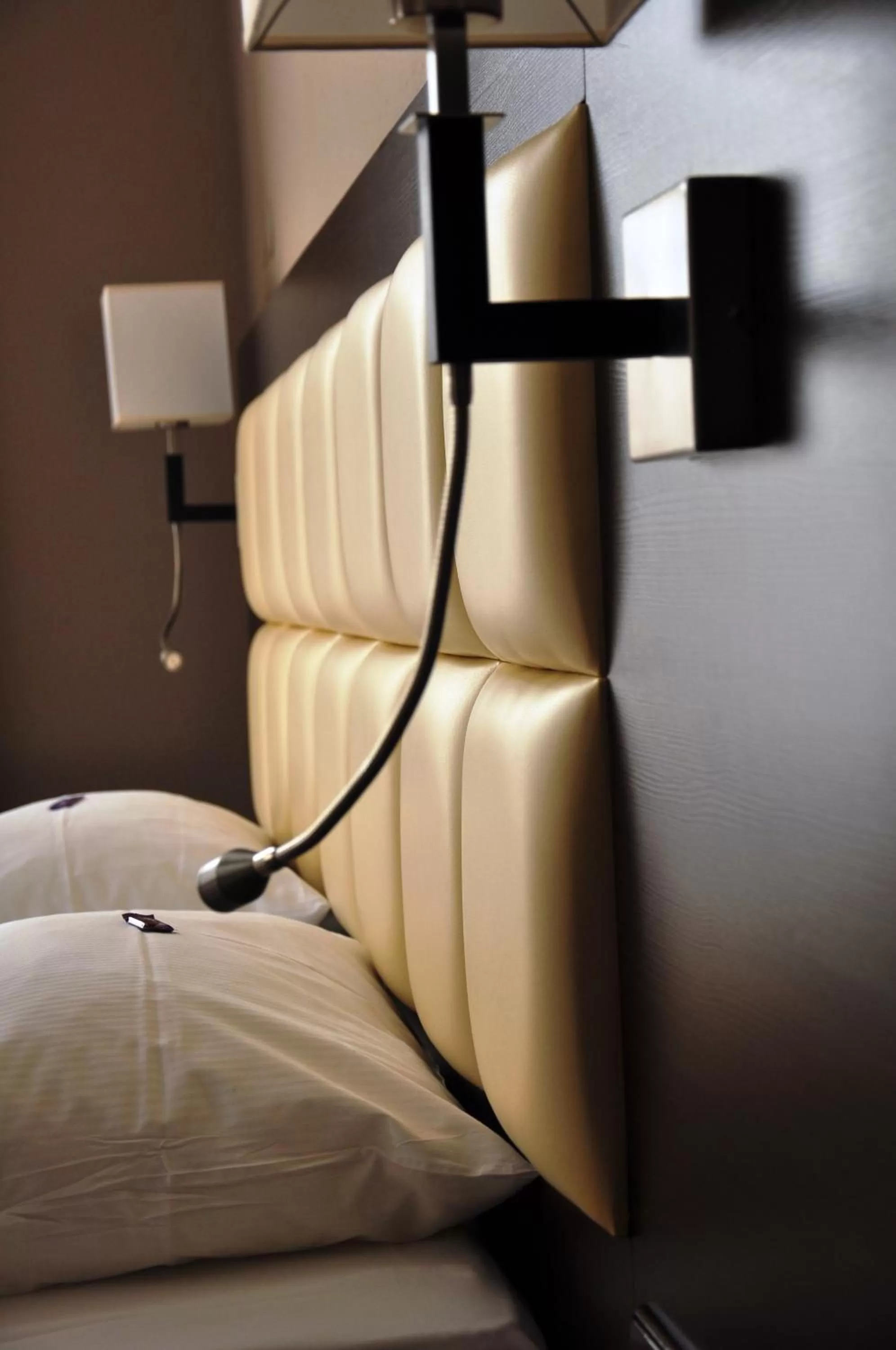 Decorative detail, Bed in Hotel Minerva