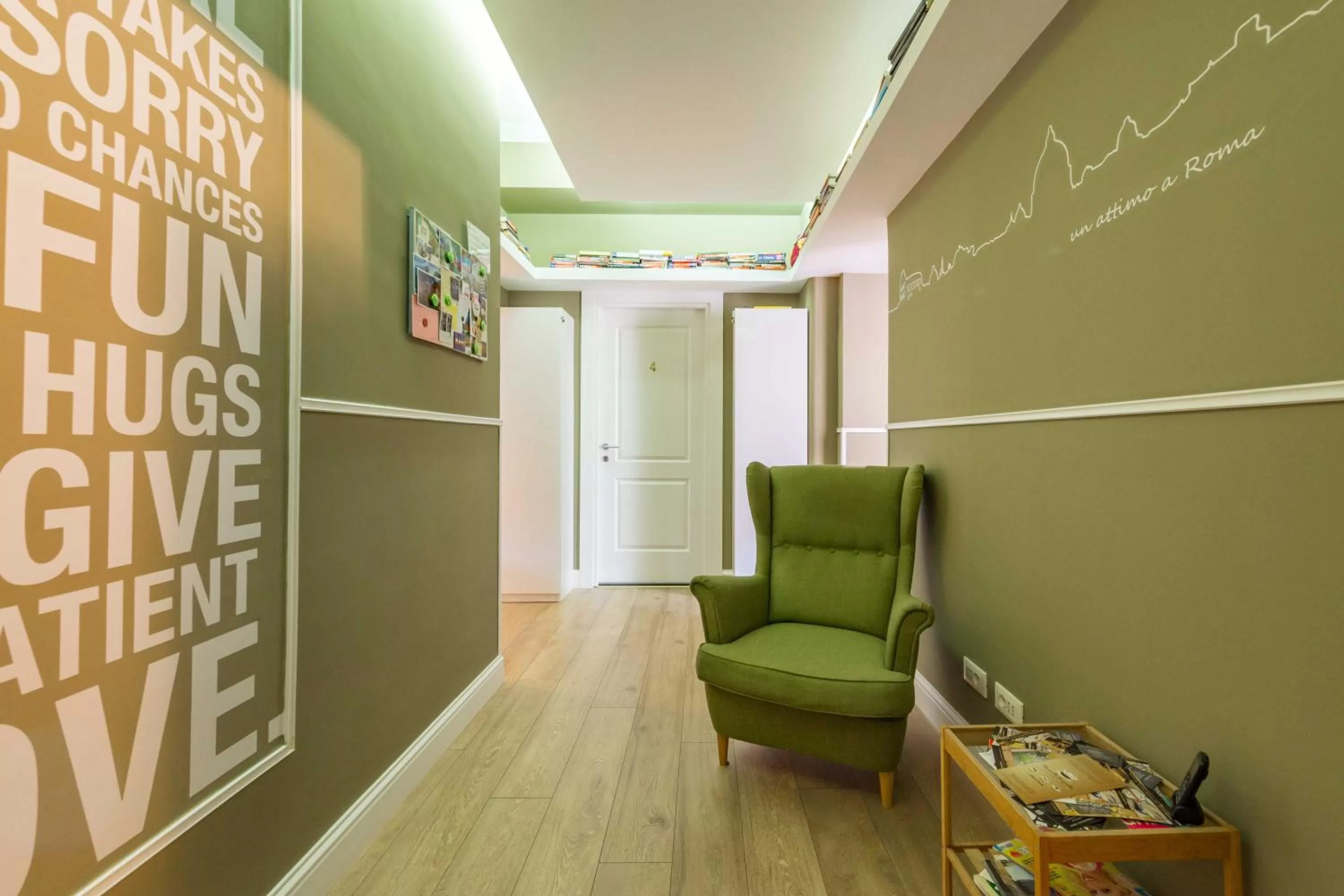 Lobby or reception in Un Attimo A Roma B&B