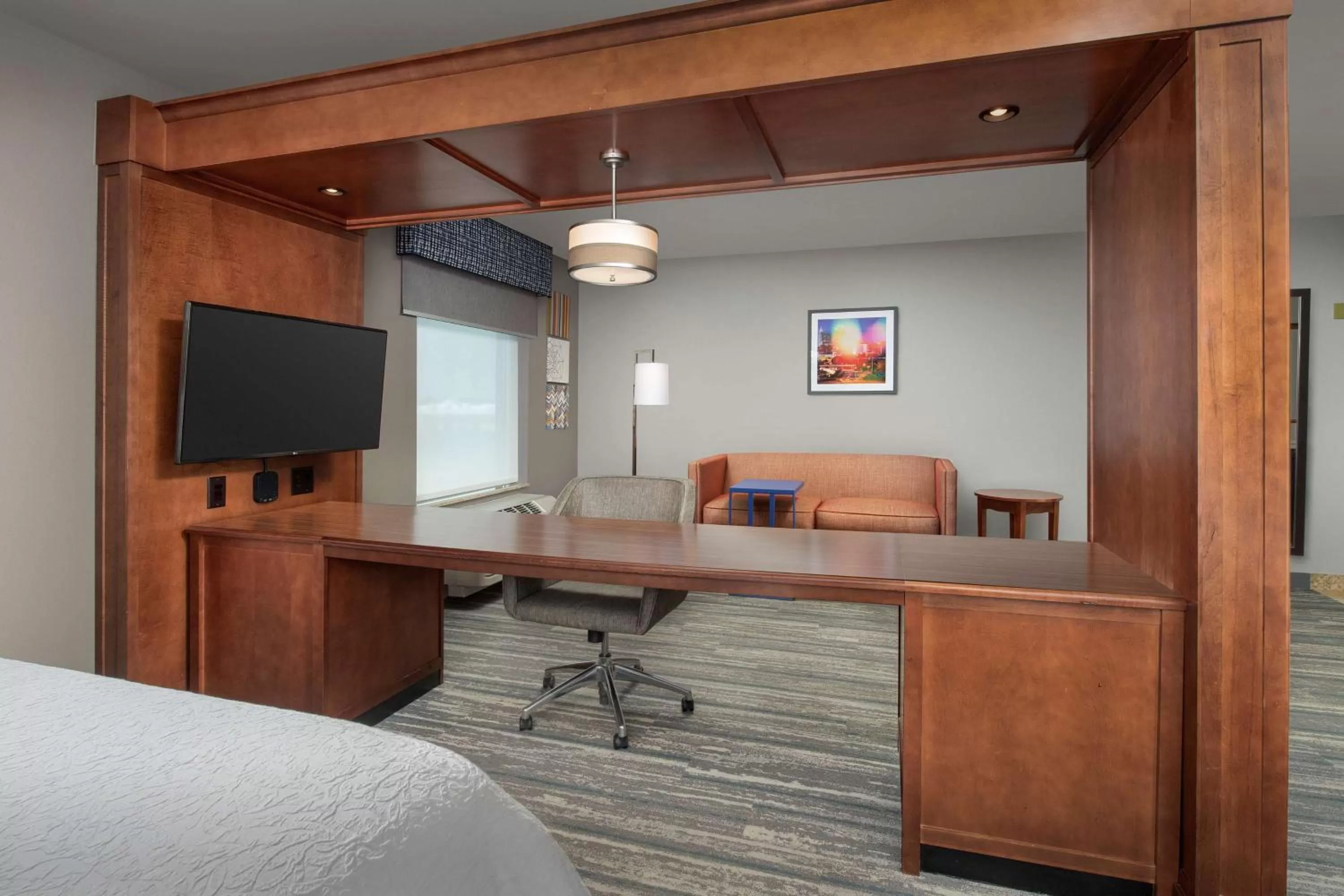 Bedroom, Bed in Hampton Inn & Suites Holly Springs