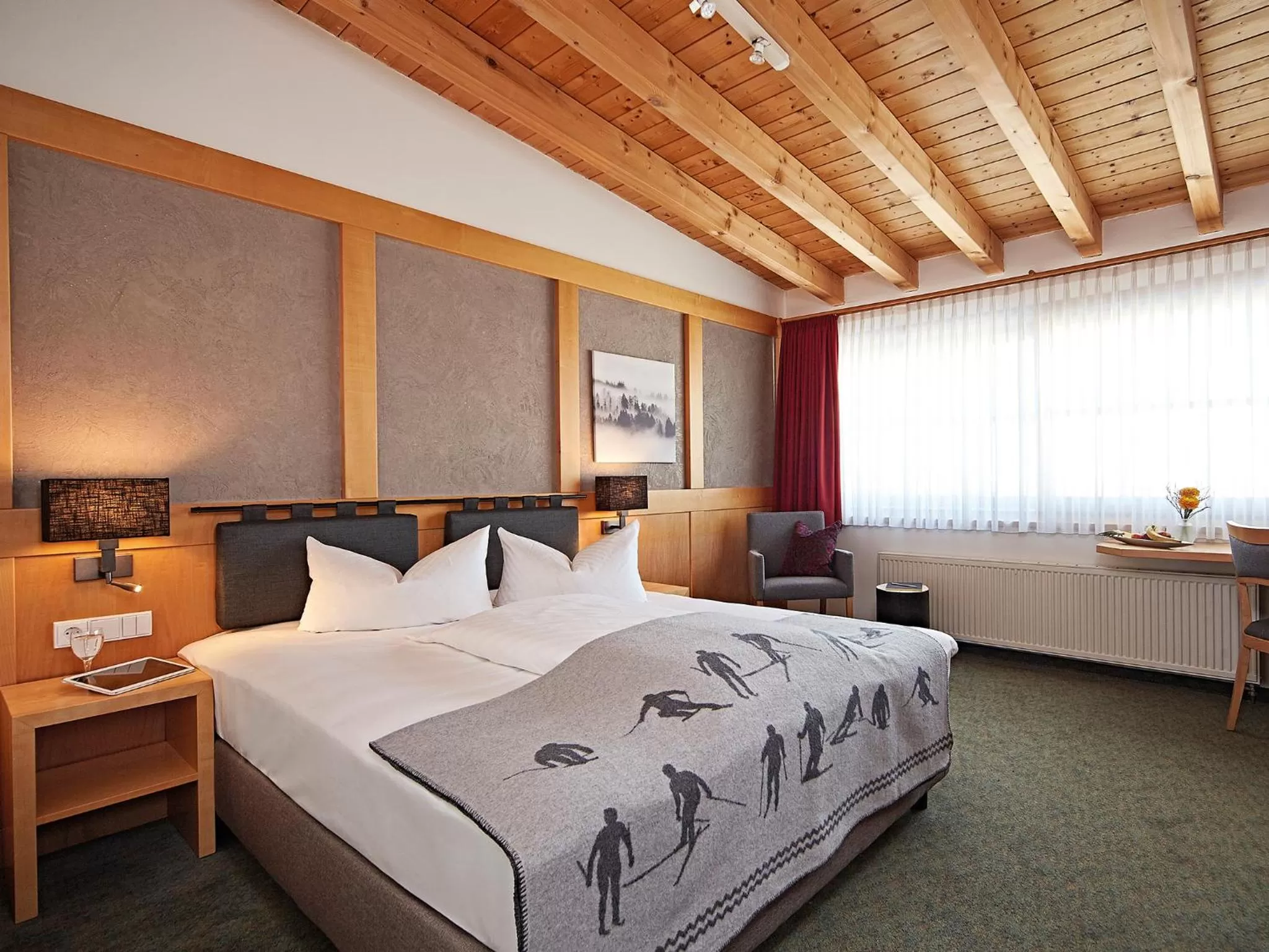 Photo of the whole room, Bed in Hotel Die Krone - Immenstadt-Stein