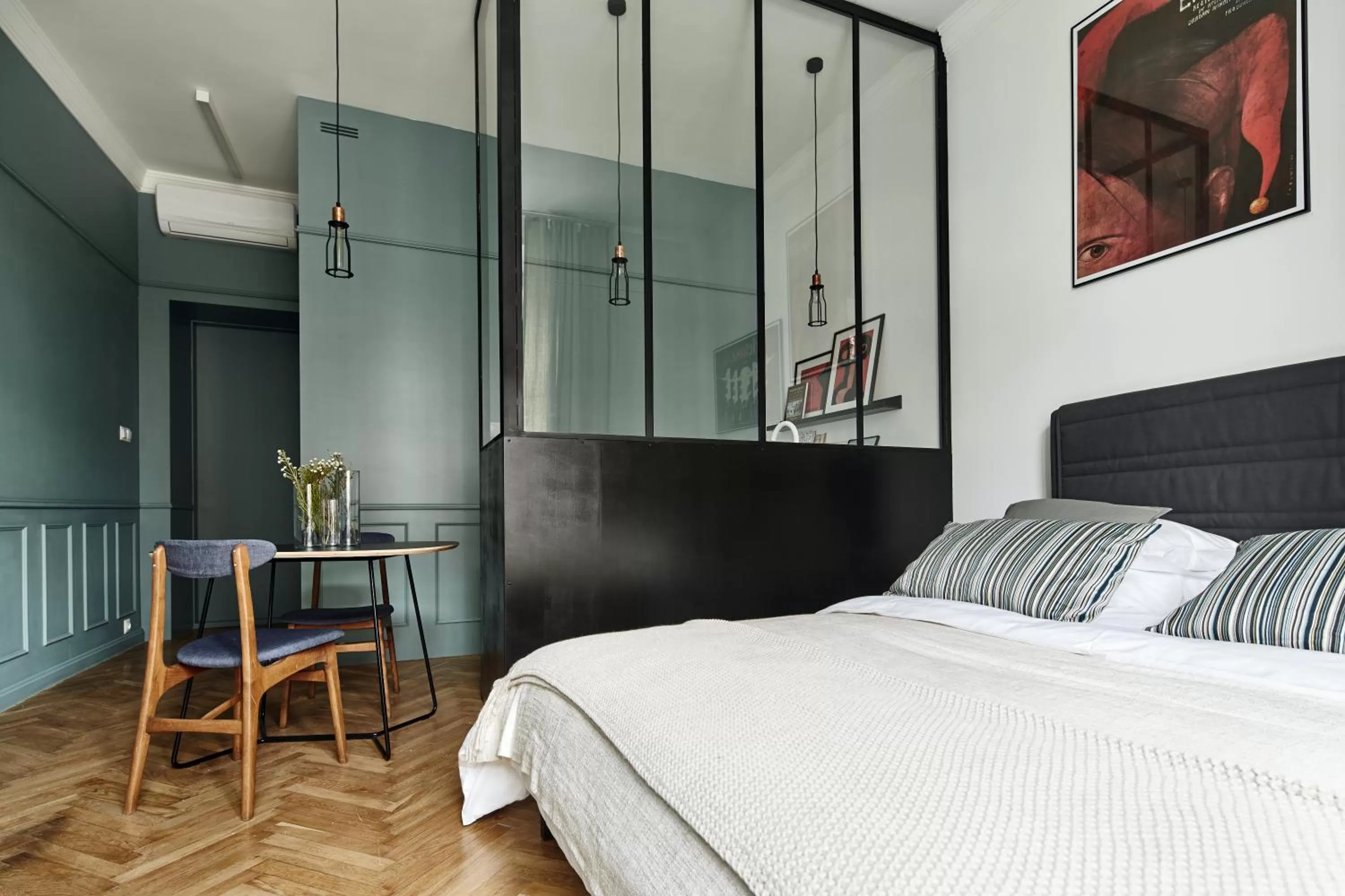 Photo of the whole room, Bed in FOUR STORIES APARTMENTS - Krasinskiego