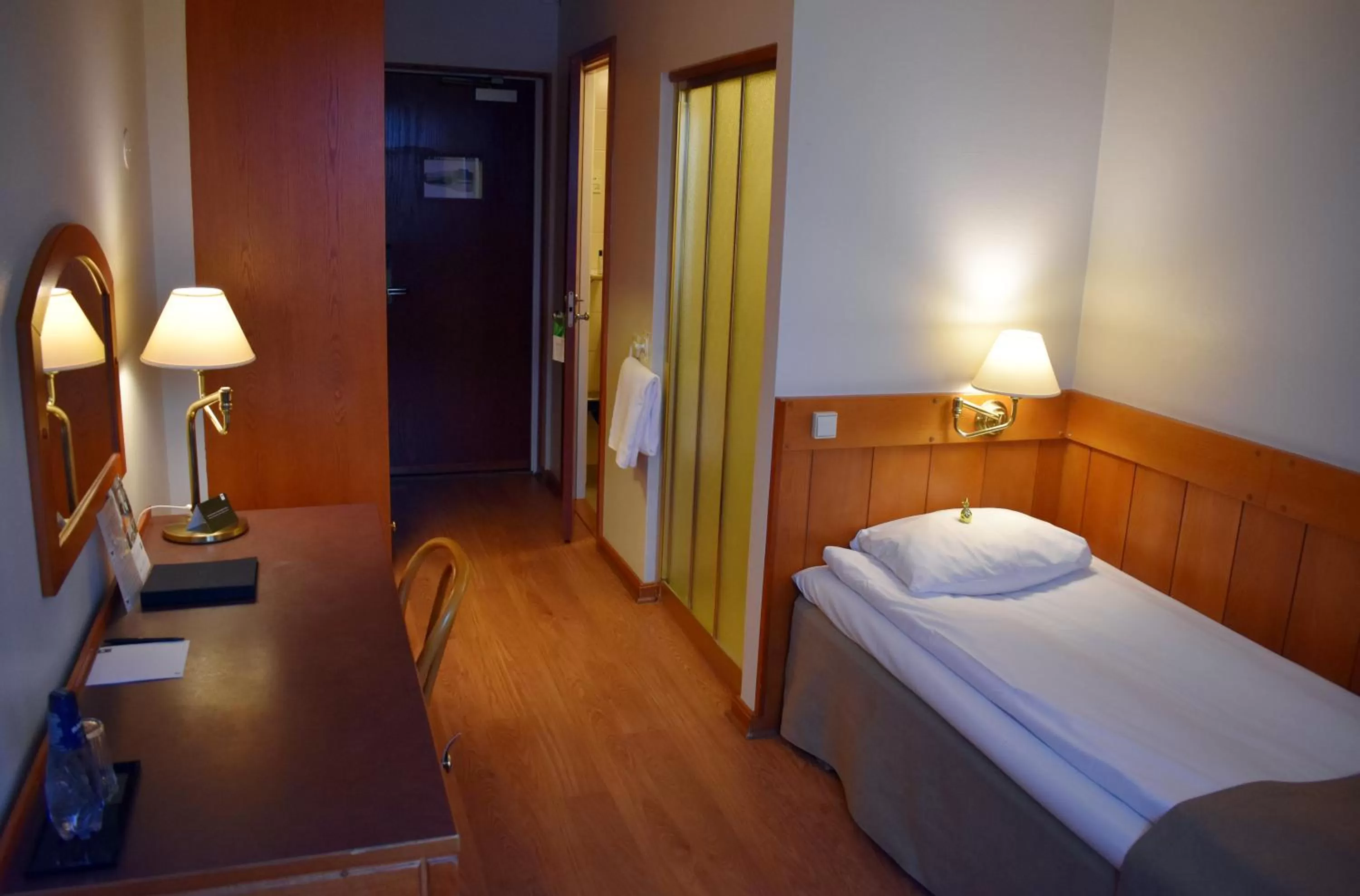 Bed in First Hotel Bengtsfors