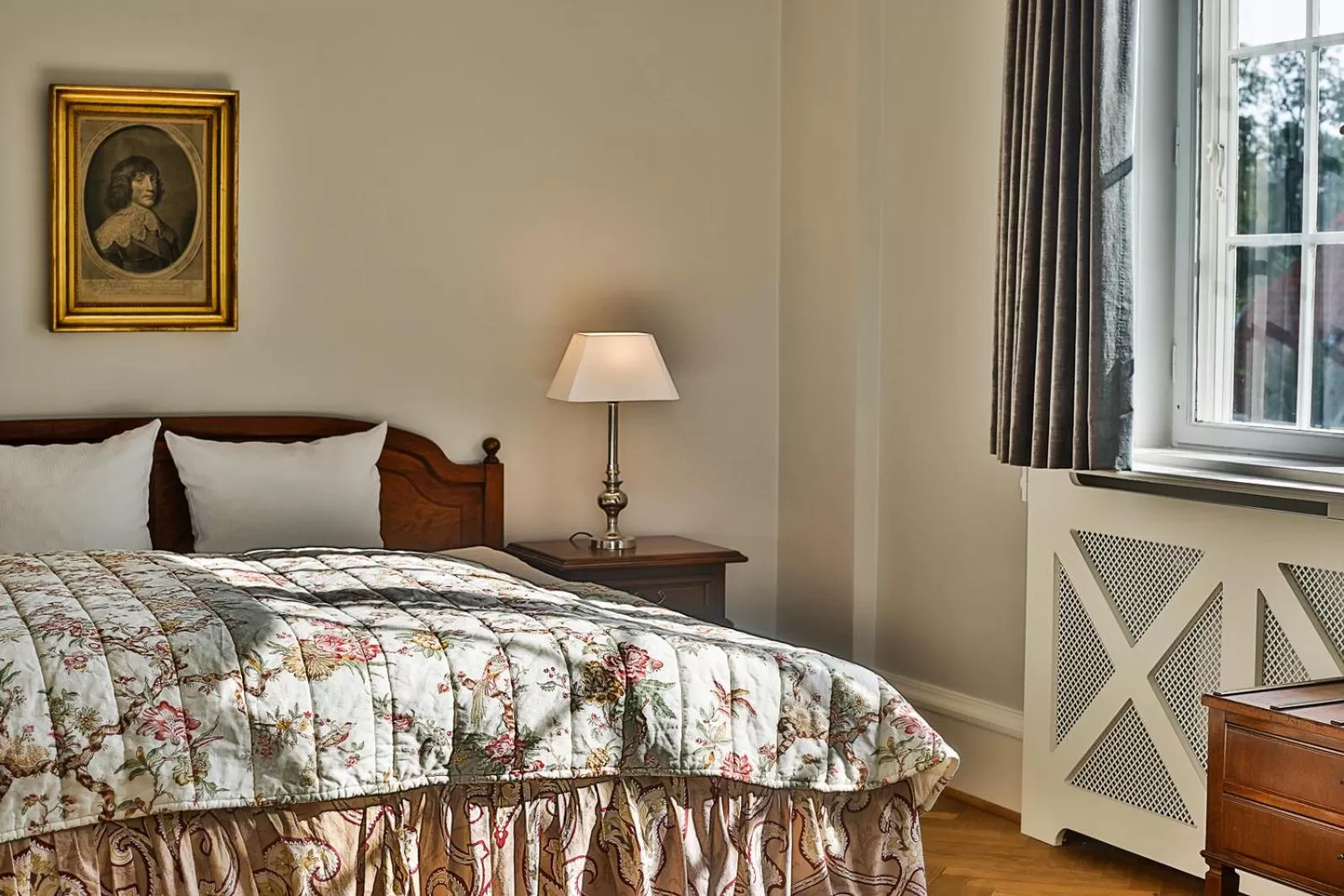 Bed in Hotel Fredensborg Store Kro