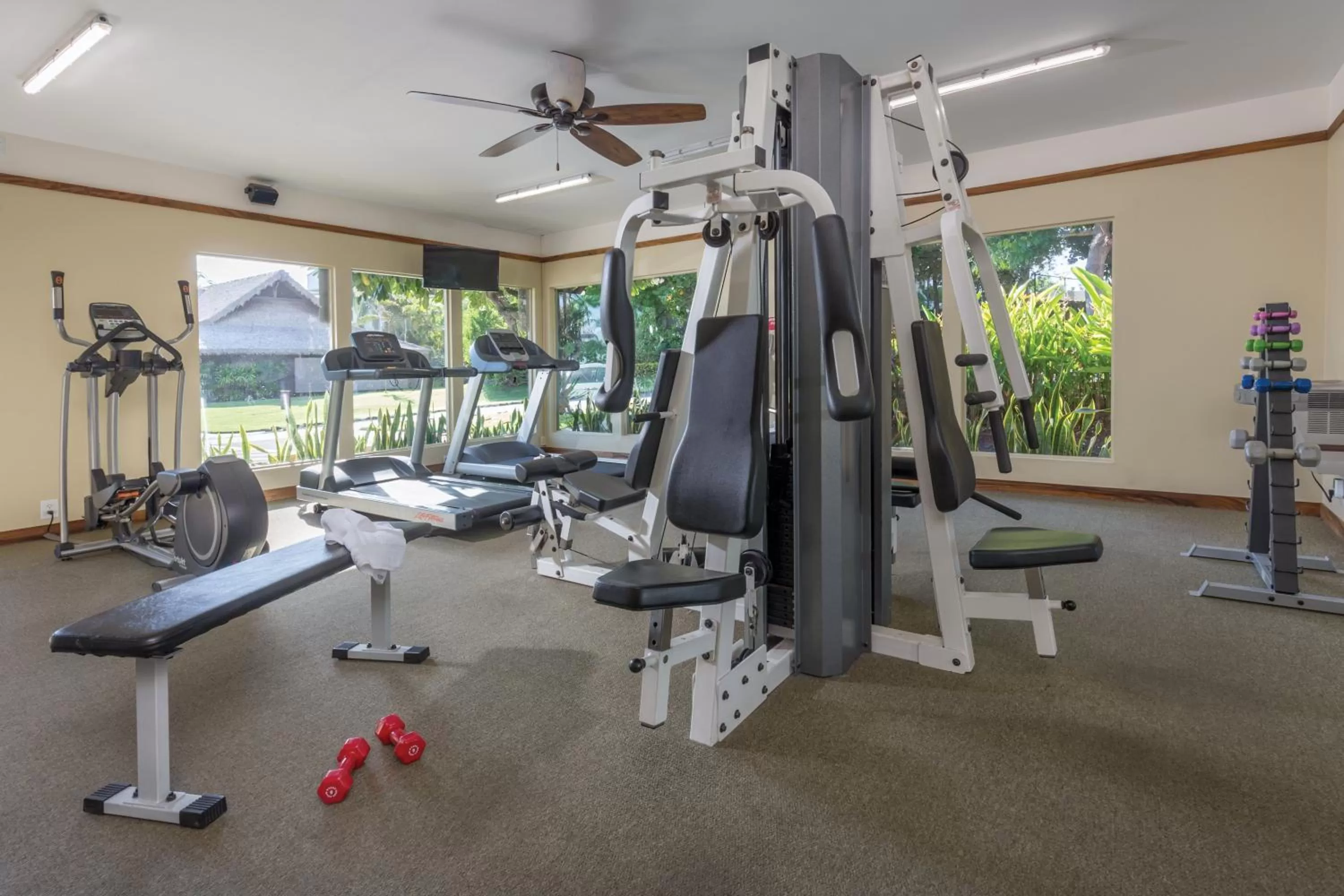Fitness centre/facilities in Club Wyndham Kona