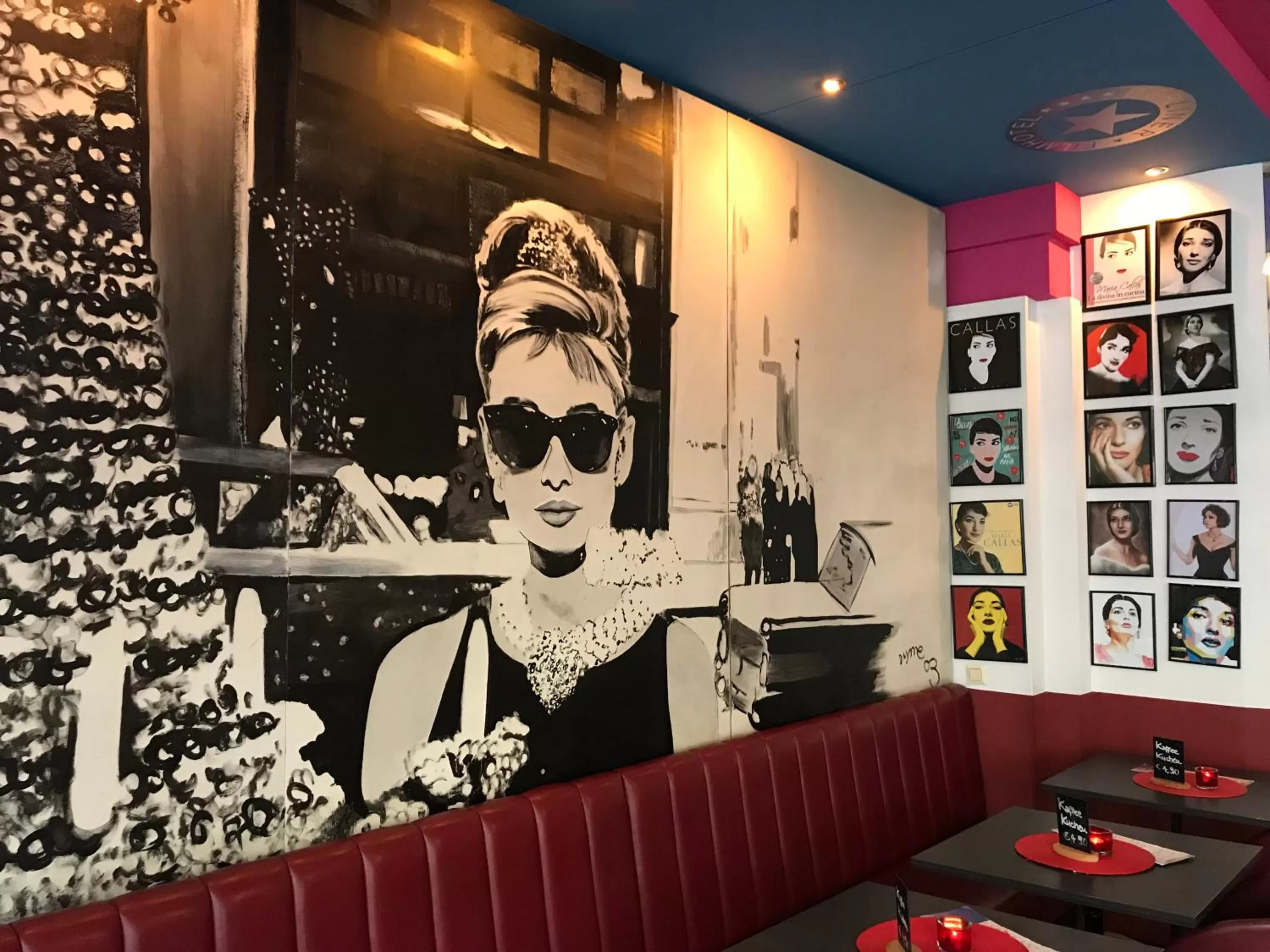 Decorative detail in Hollywood Media Hotel am Kurfürstendamm