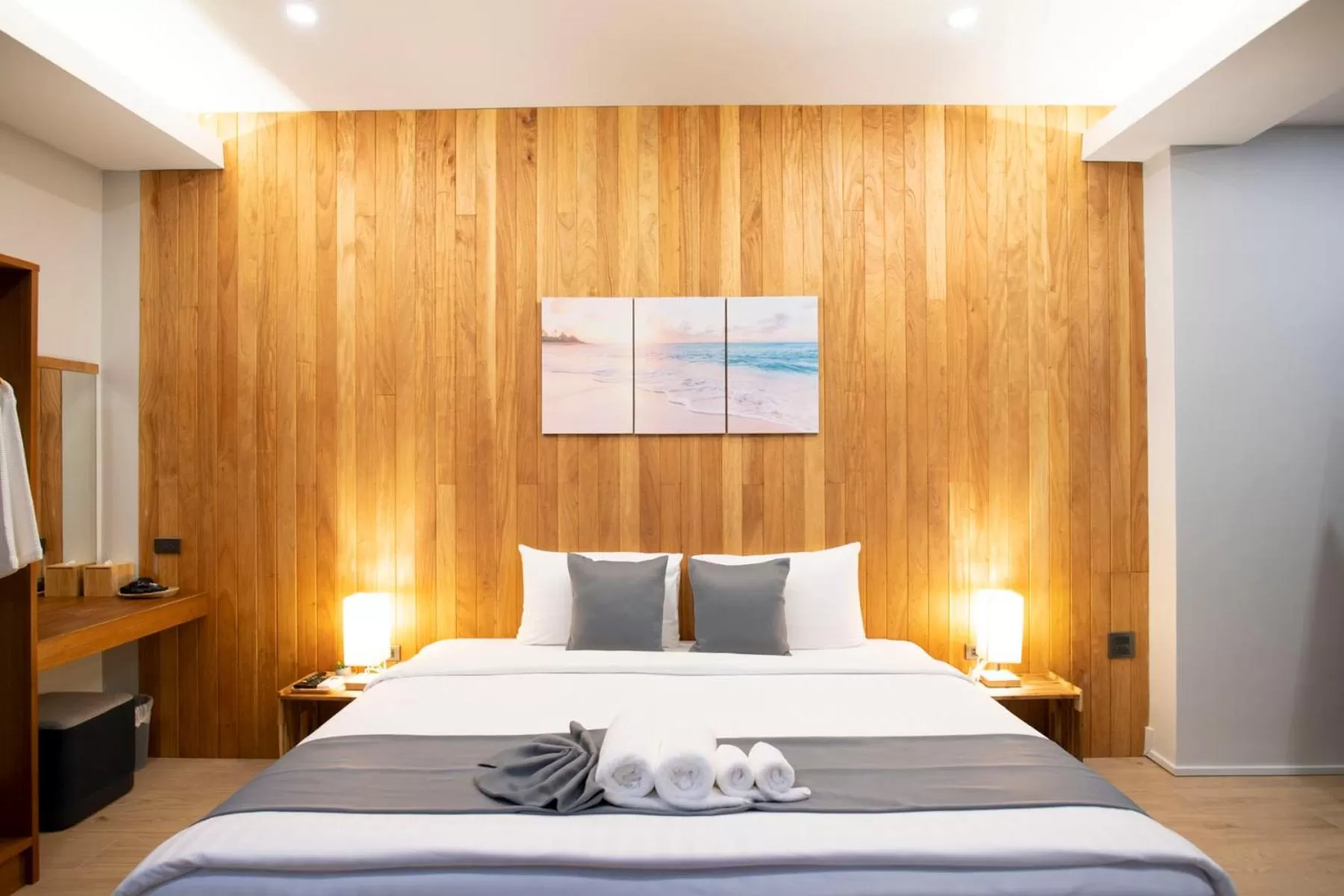 Bed in Ao Luek Panoramic Pool-SHA Plus