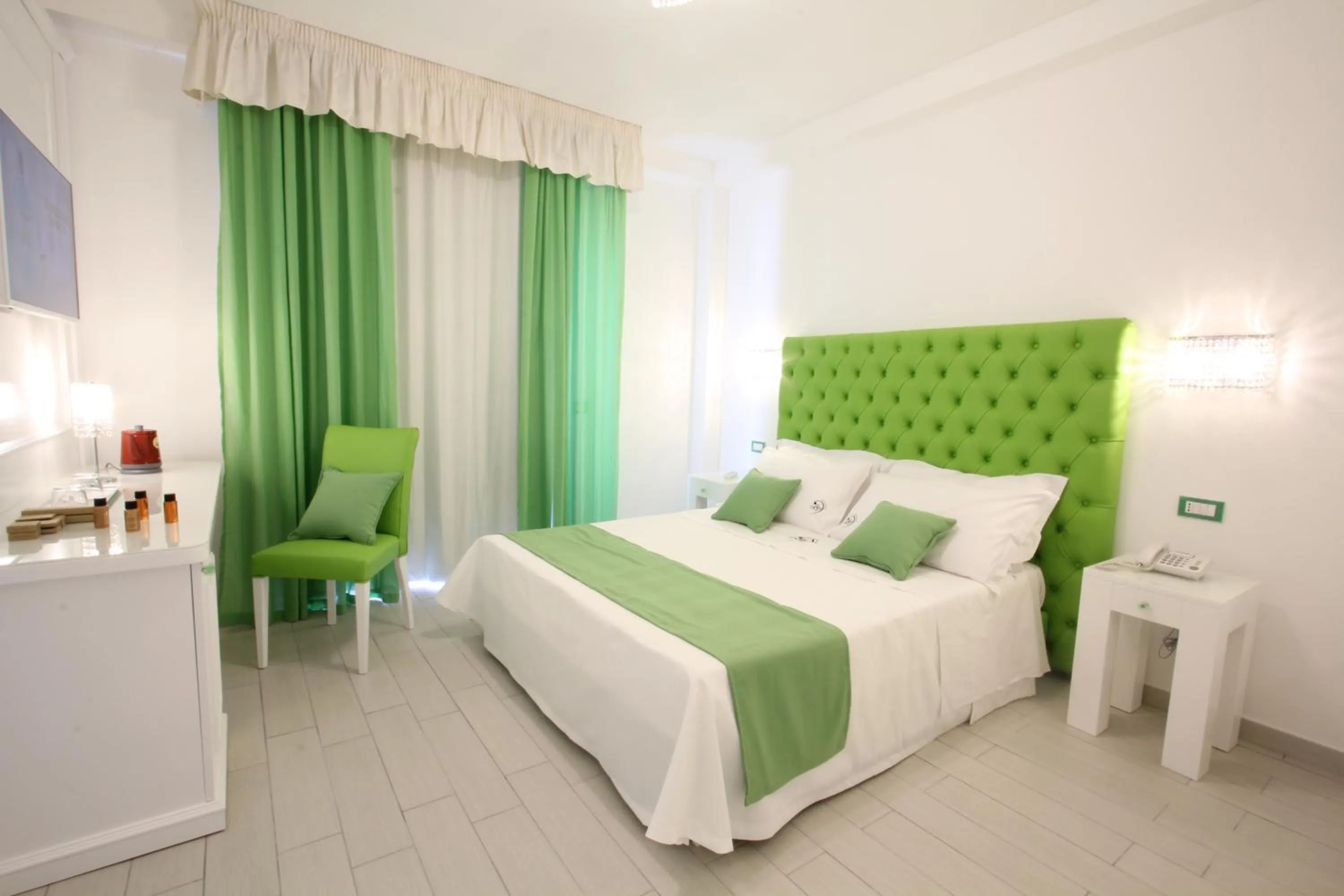 Bed in Ludwig Boutique Hotel & Spa