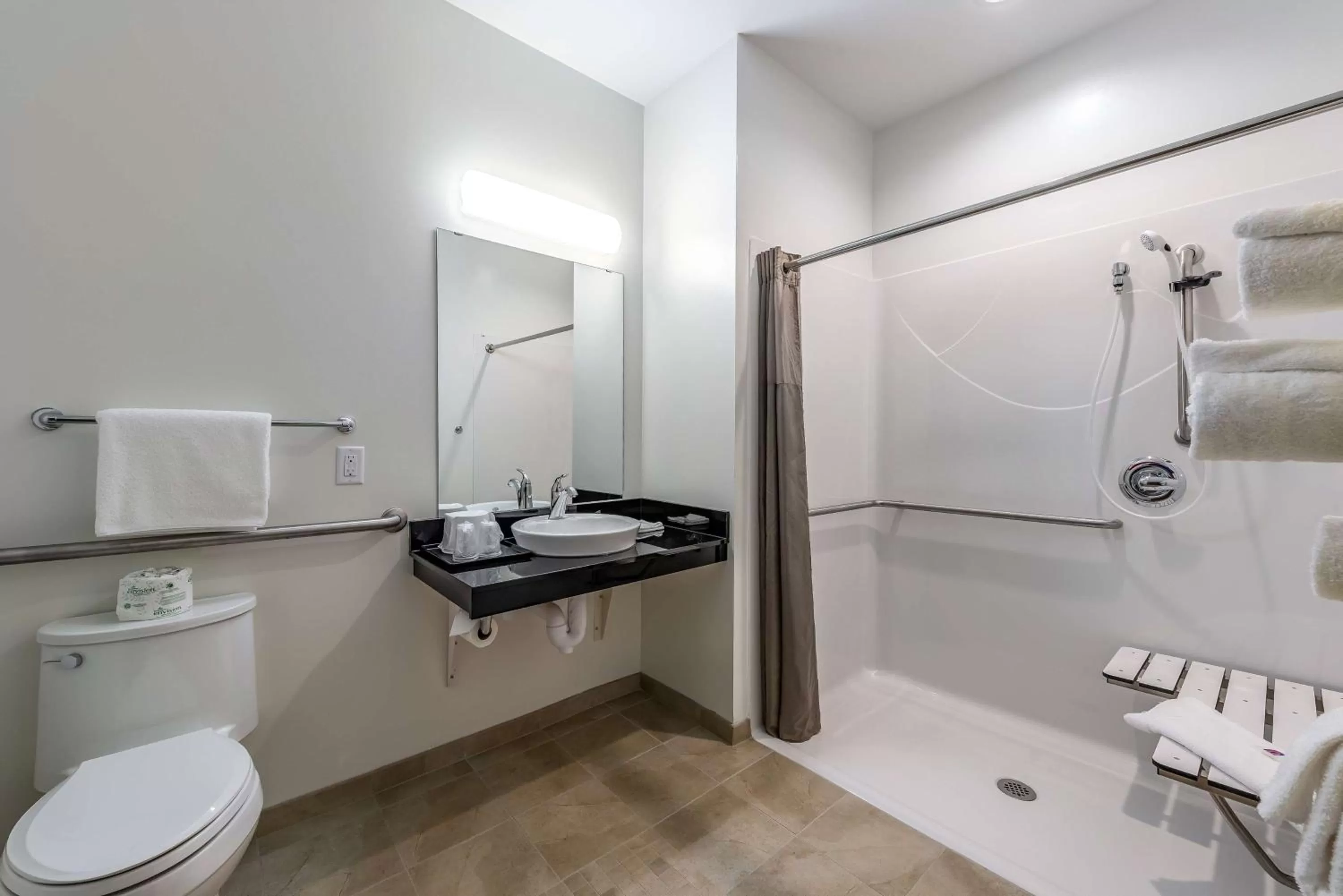 Bathroom in Motel 6-Mankato, MN