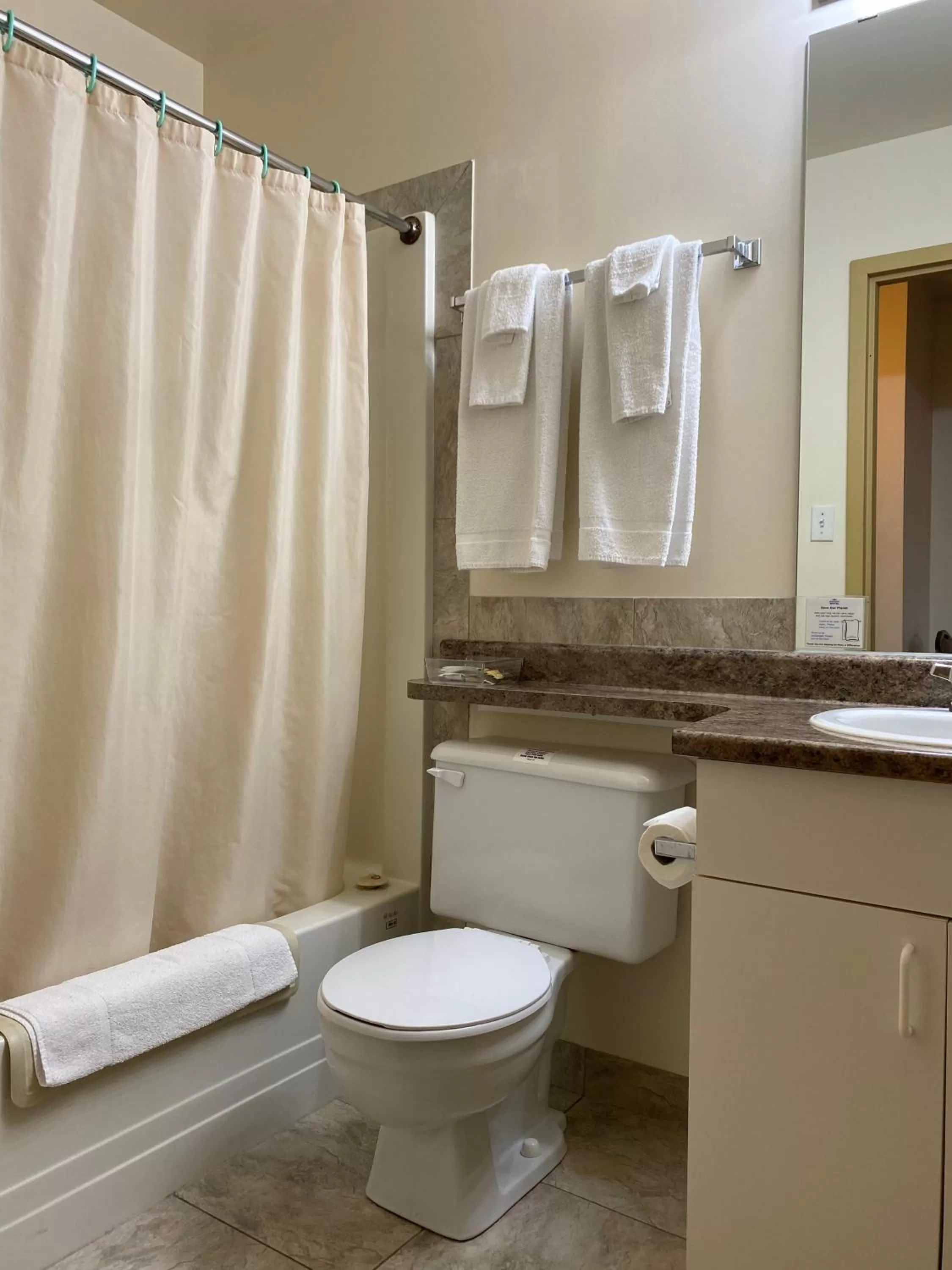 Shower in Sleep Suite Motel