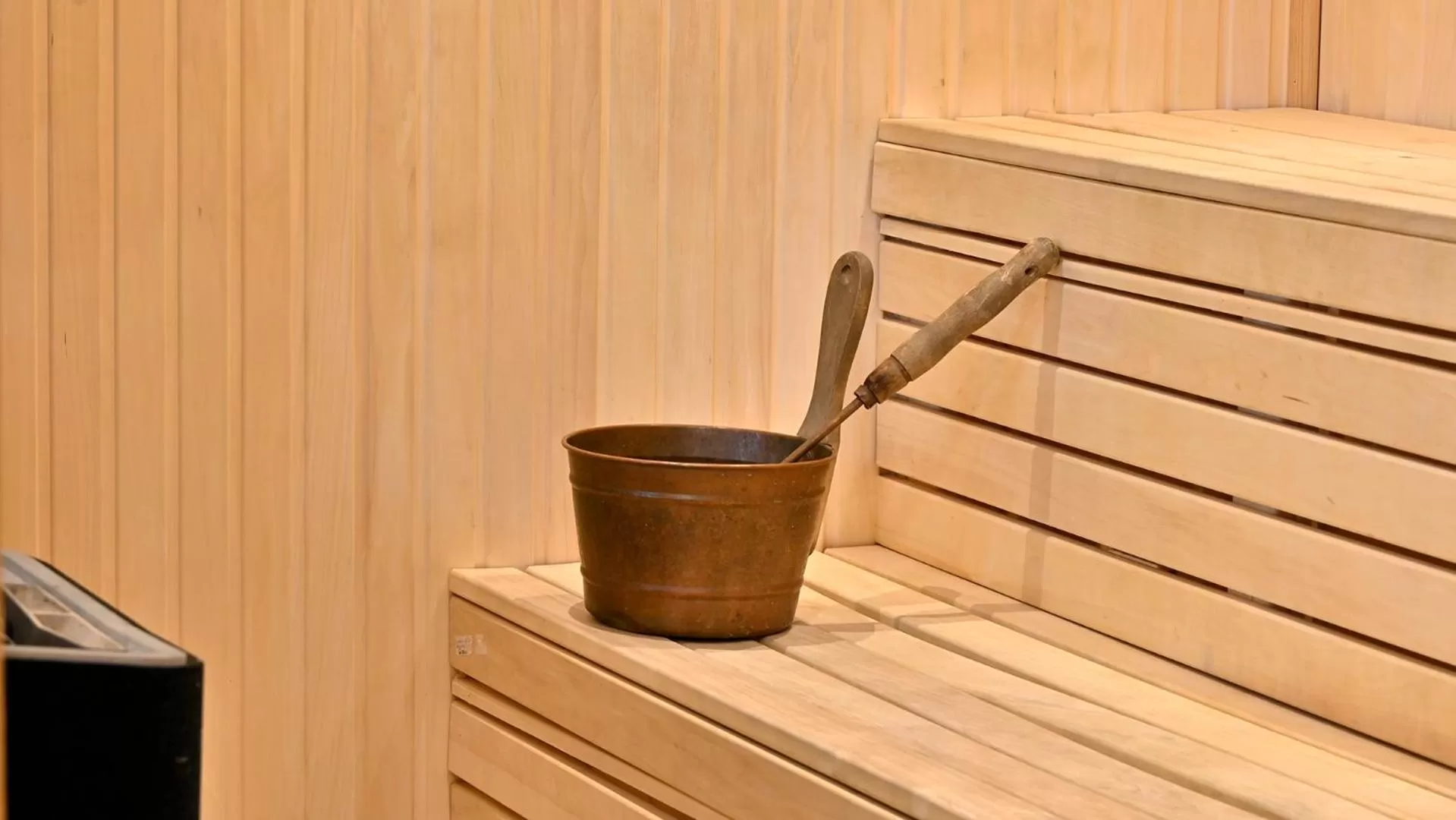 Sauna in Hotel Amadeus by First