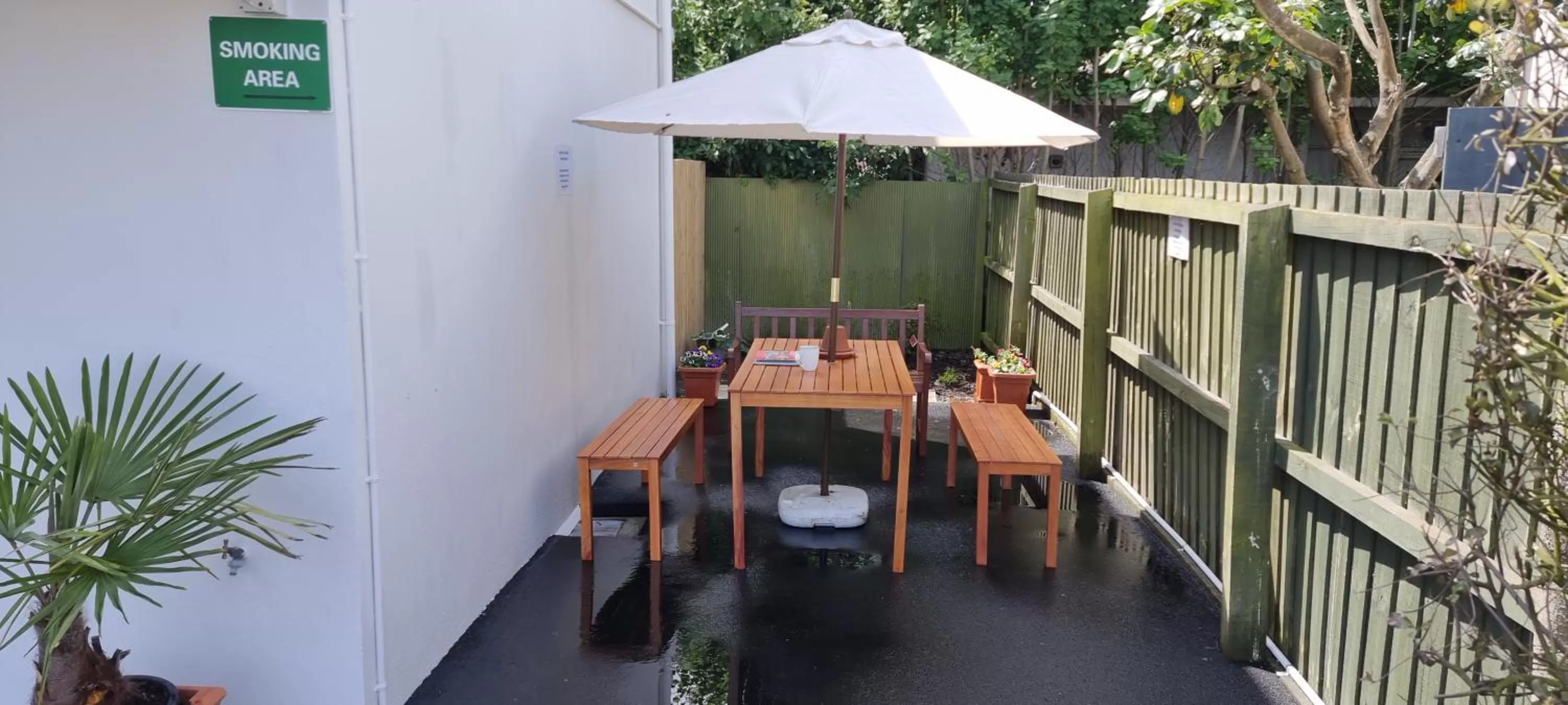 BBQ facilities in Riccarton Mall Motel