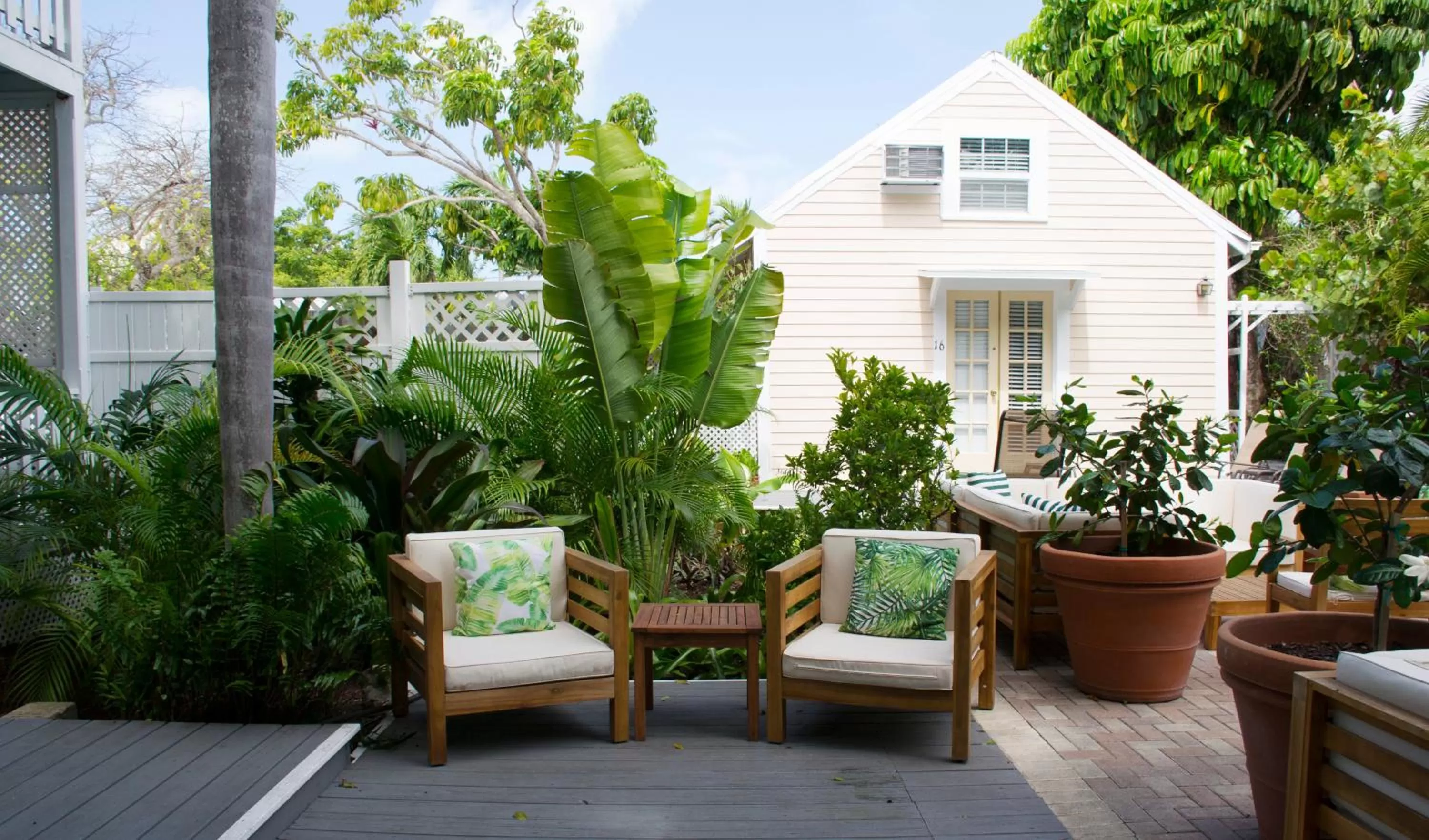 Seating area in Duval House