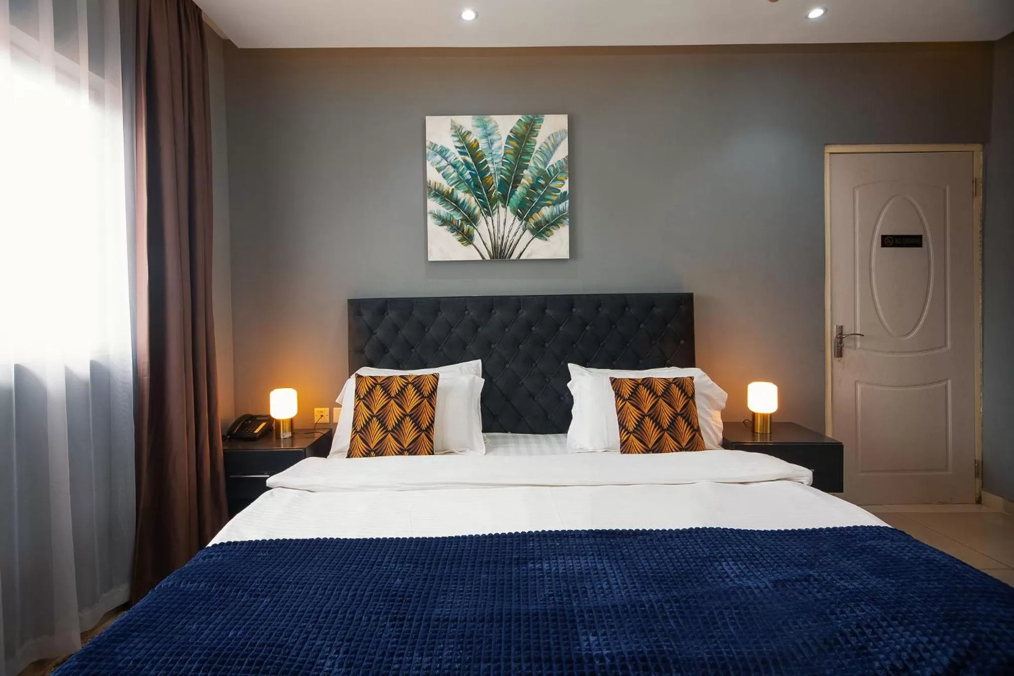 Bed in The Avery Suites, East Legon