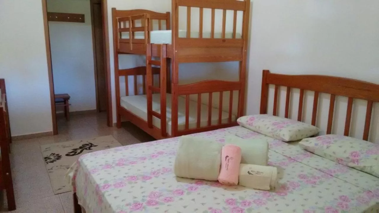 Bed in Pousada Sorocabana