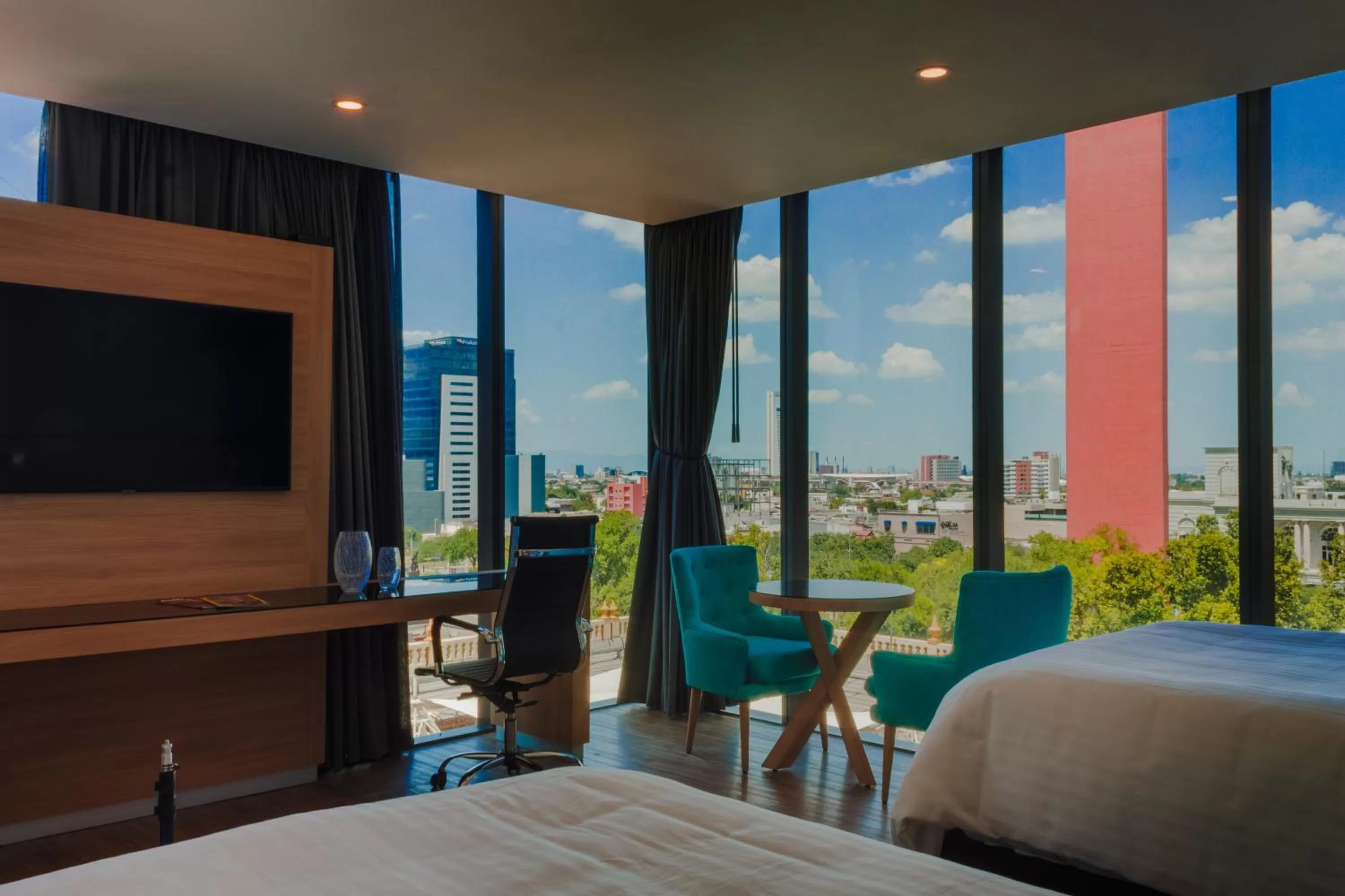 TV and multimedia, Bed in Hotel Kavia Monterrey