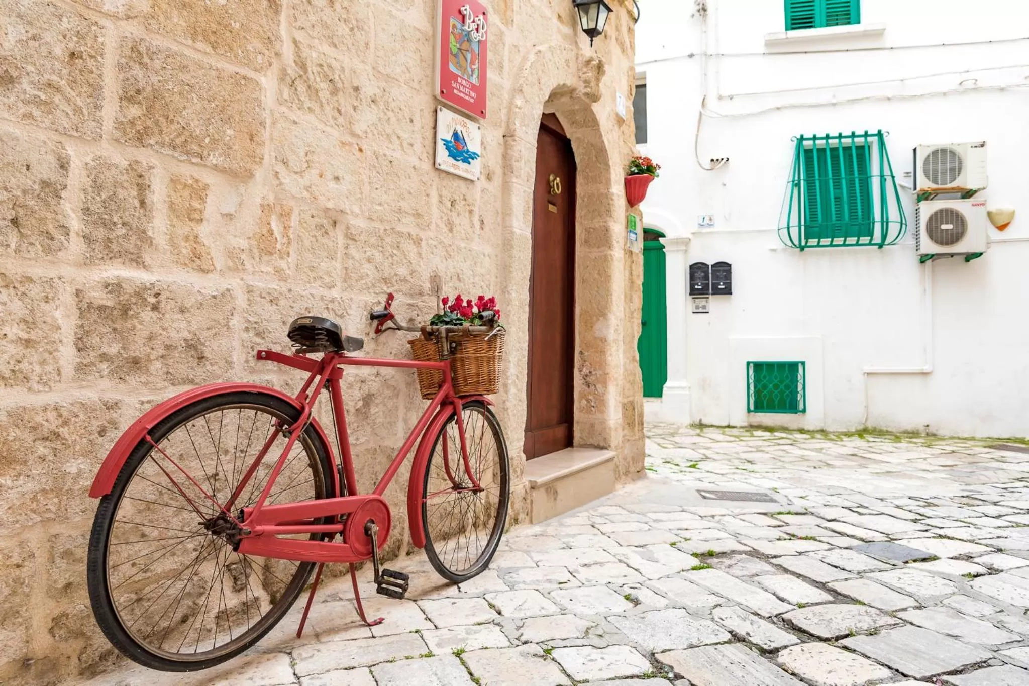 Facade/entrance in B&B Borgo San Martino