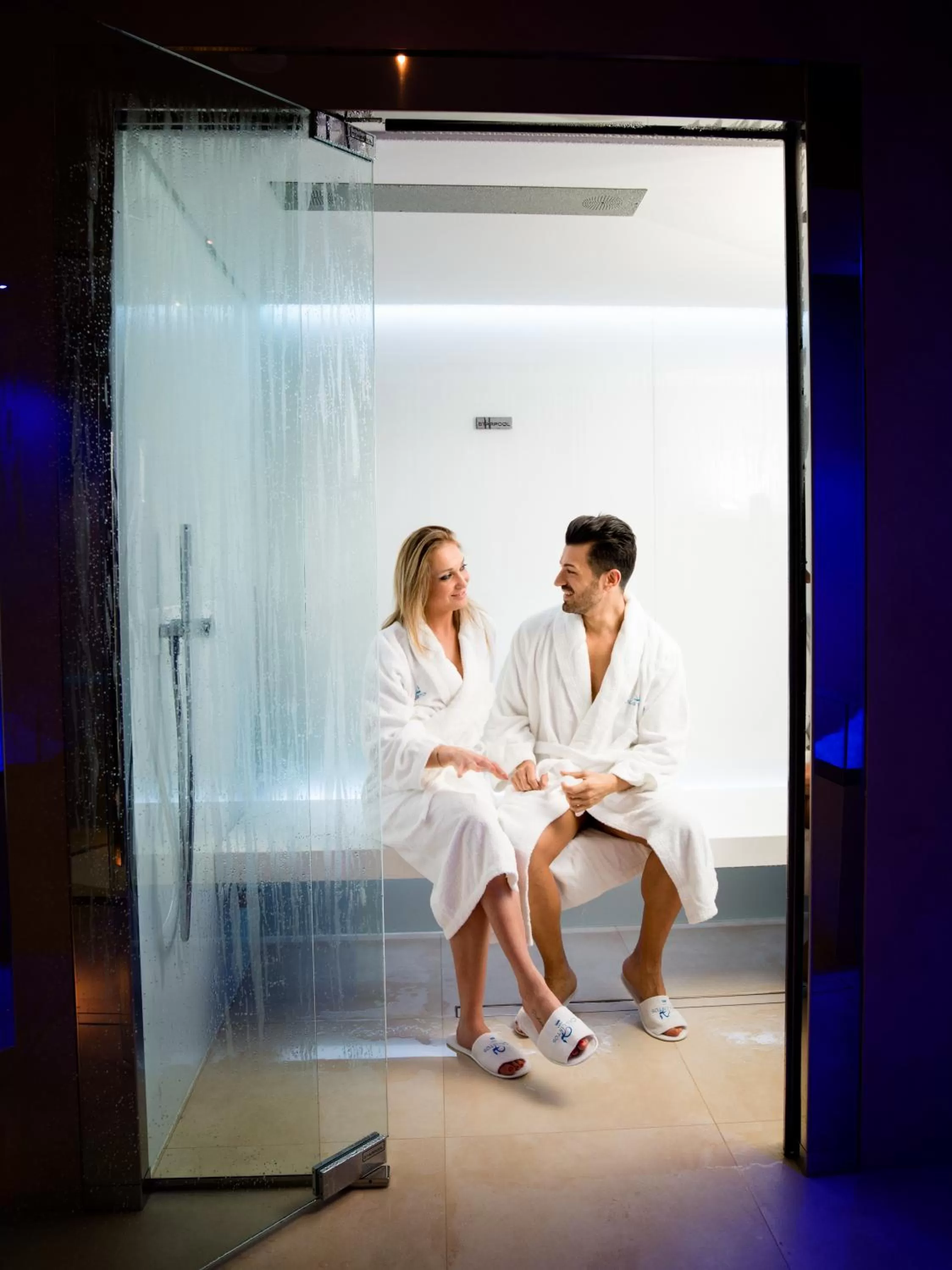 Steam room in Callistos Hotel & Spa