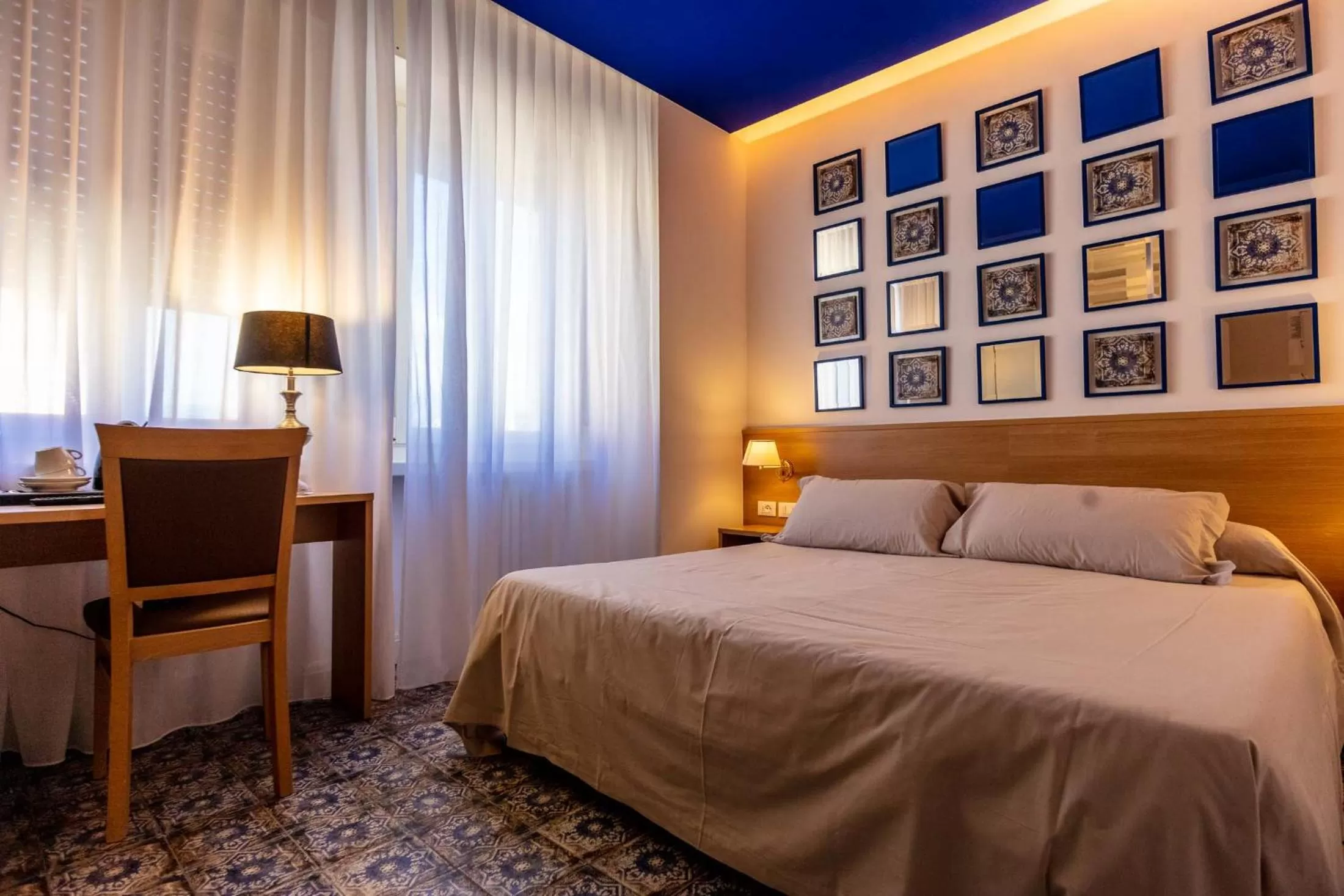 Bed in Art Hotel Ventaglio