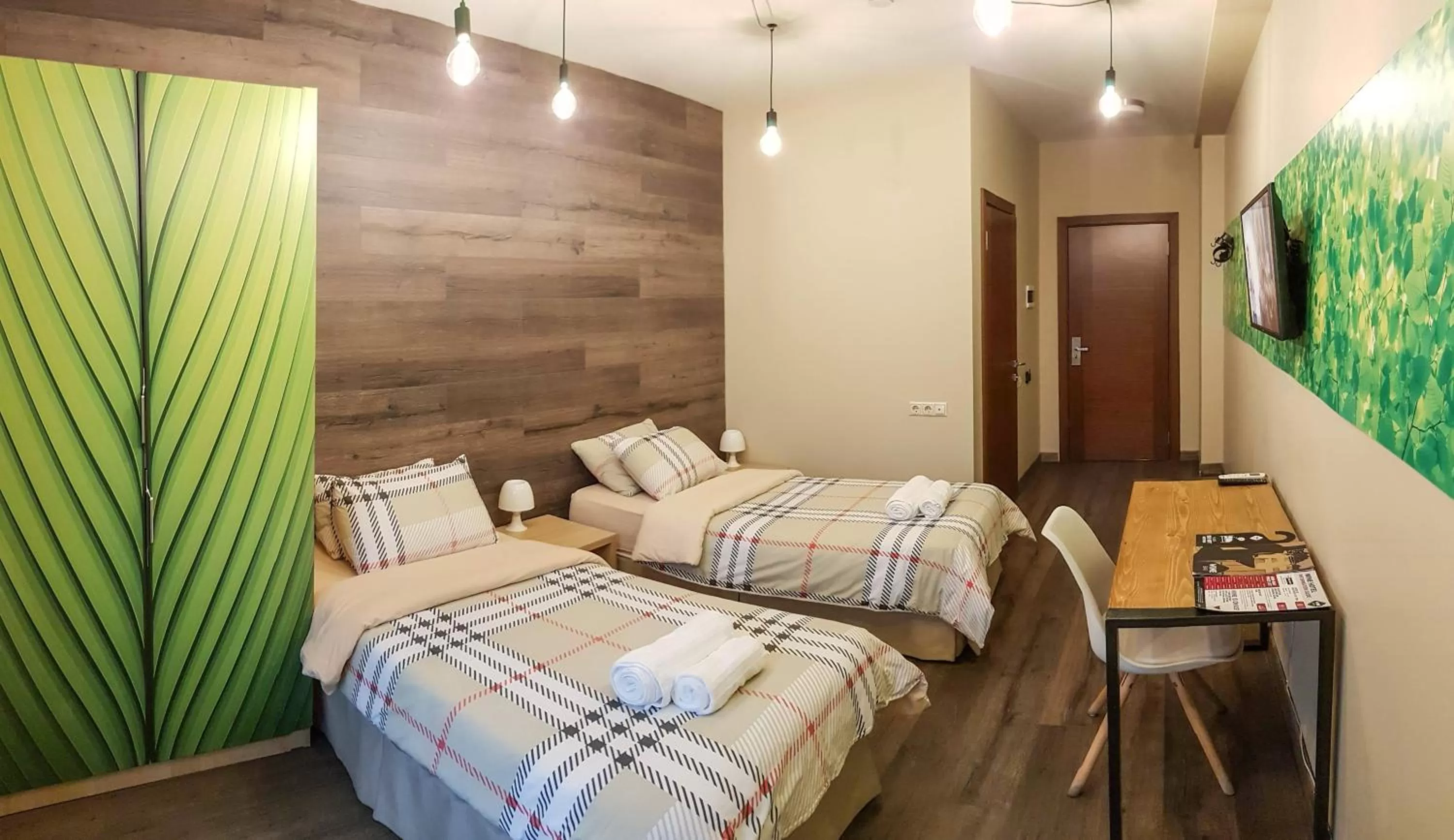 Bed in Wine Hotel Chisinau