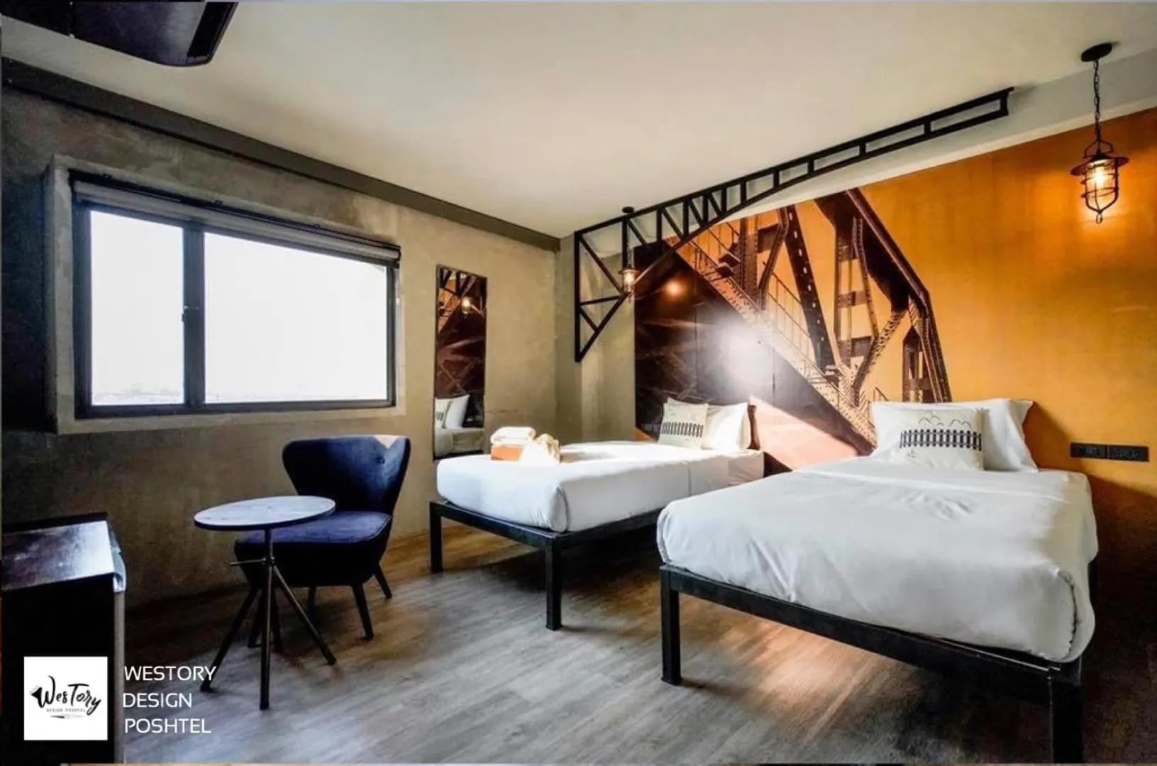 Bed in Westory Design Poshtel