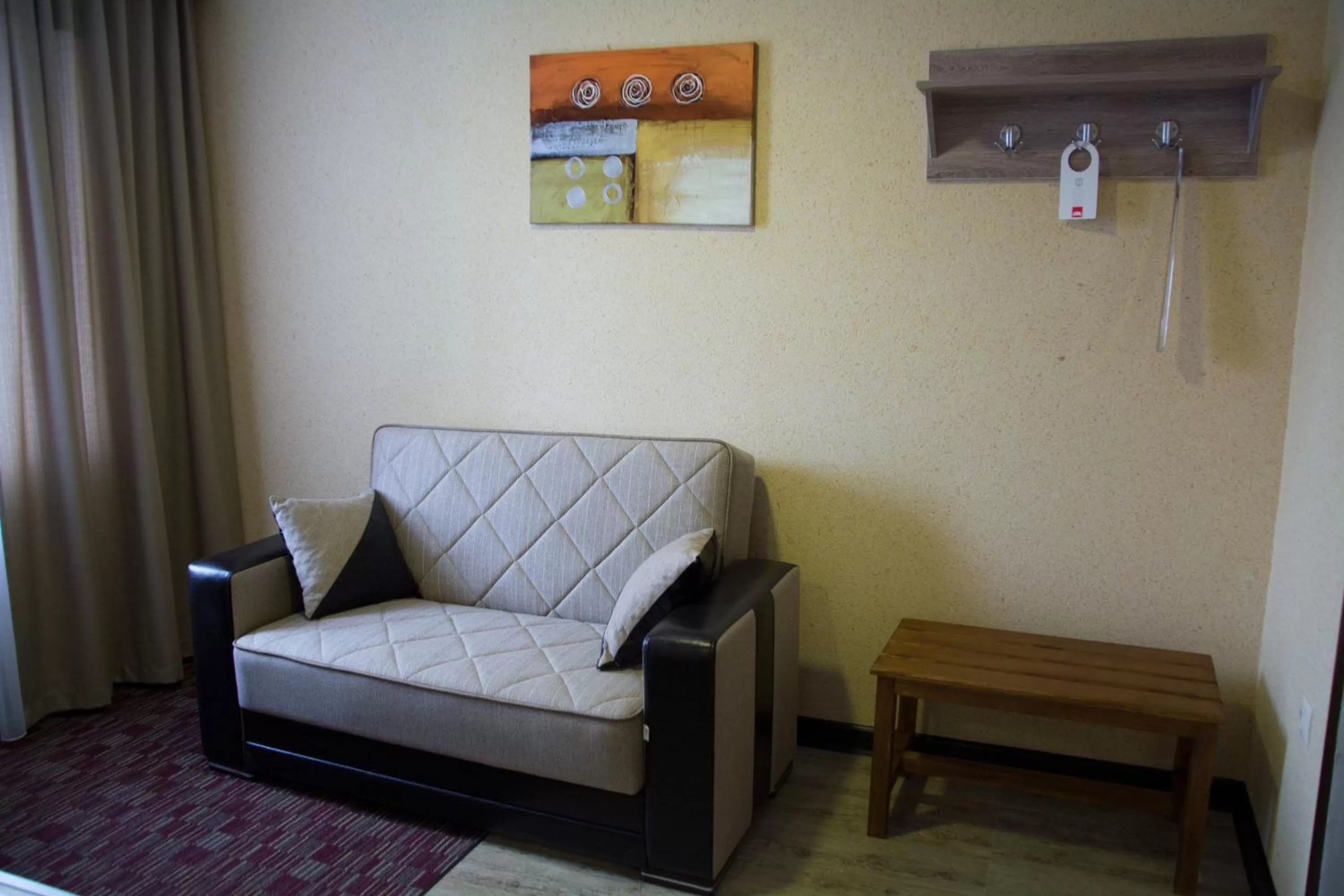 Bed, Seating Area in UYUTNYY DOM