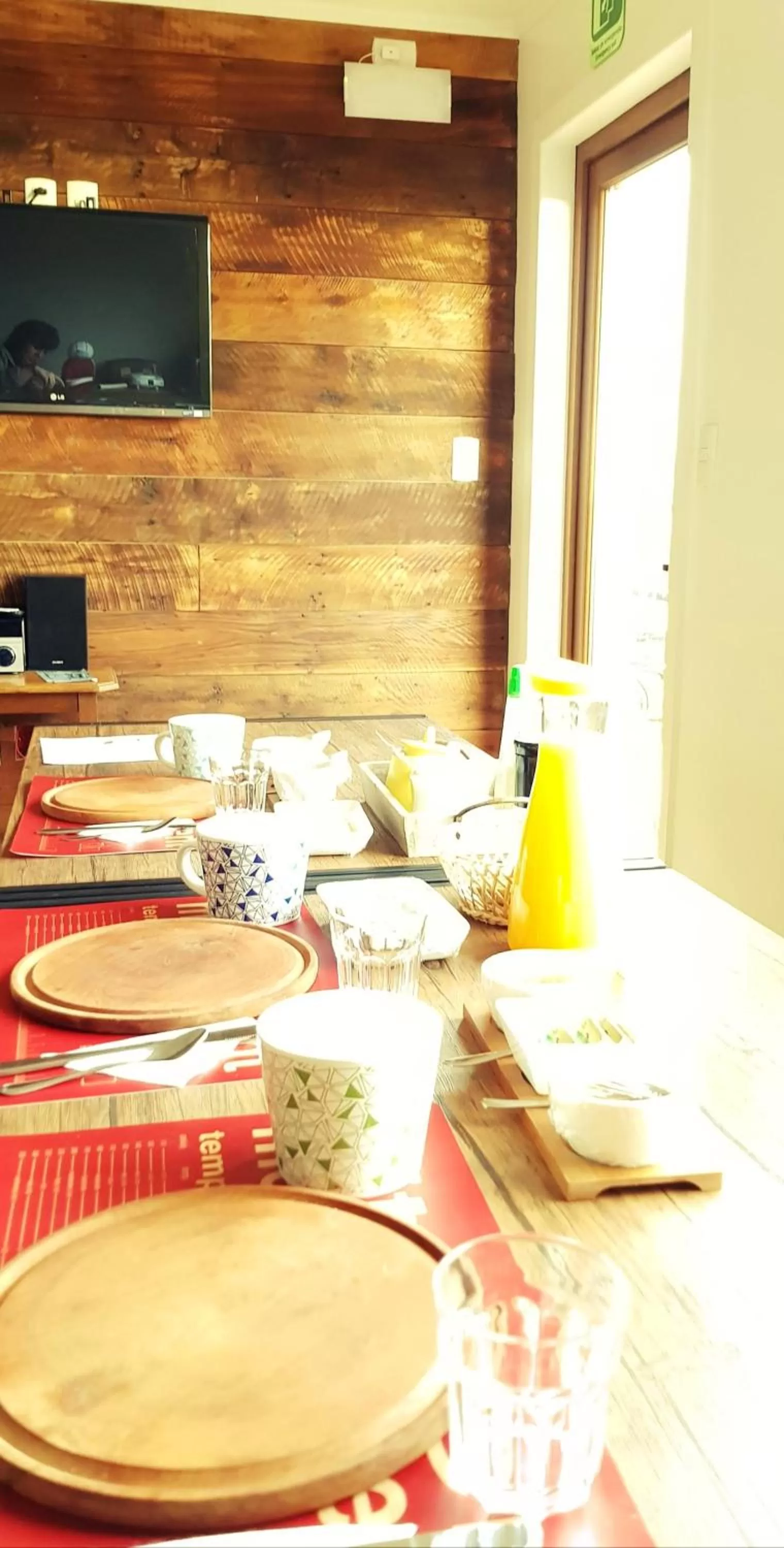 Food and drinks in Hostal Buenavista Patagonia