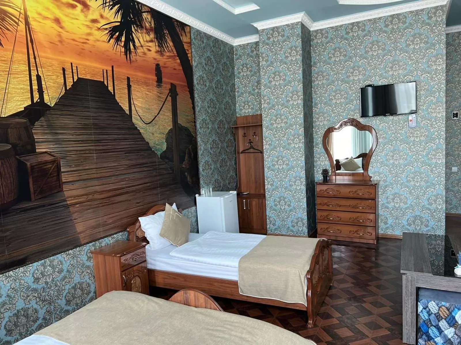 Bed in Zangezur Hotel