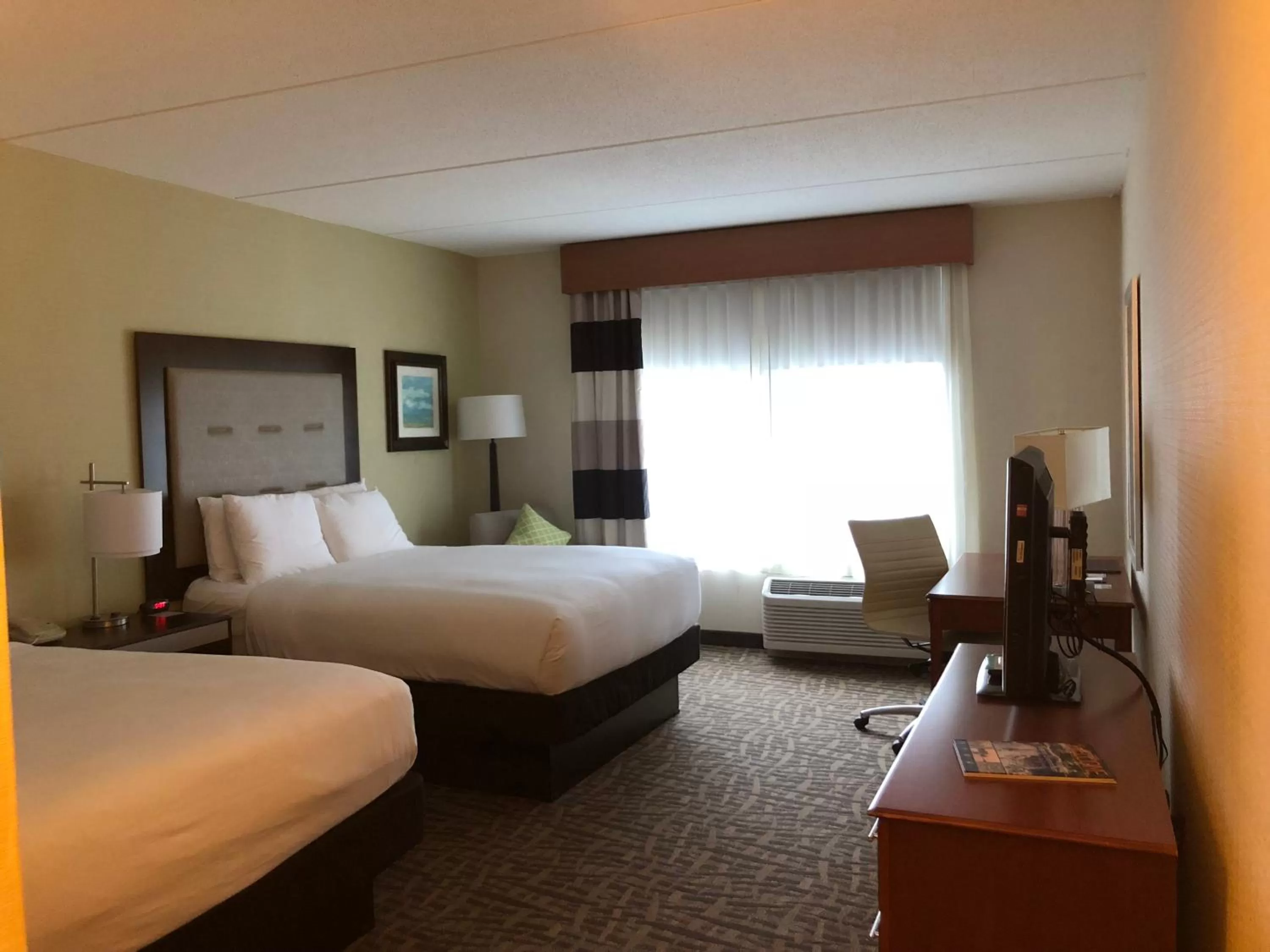 Bed in Wyndham Garden Buffalo Downtown