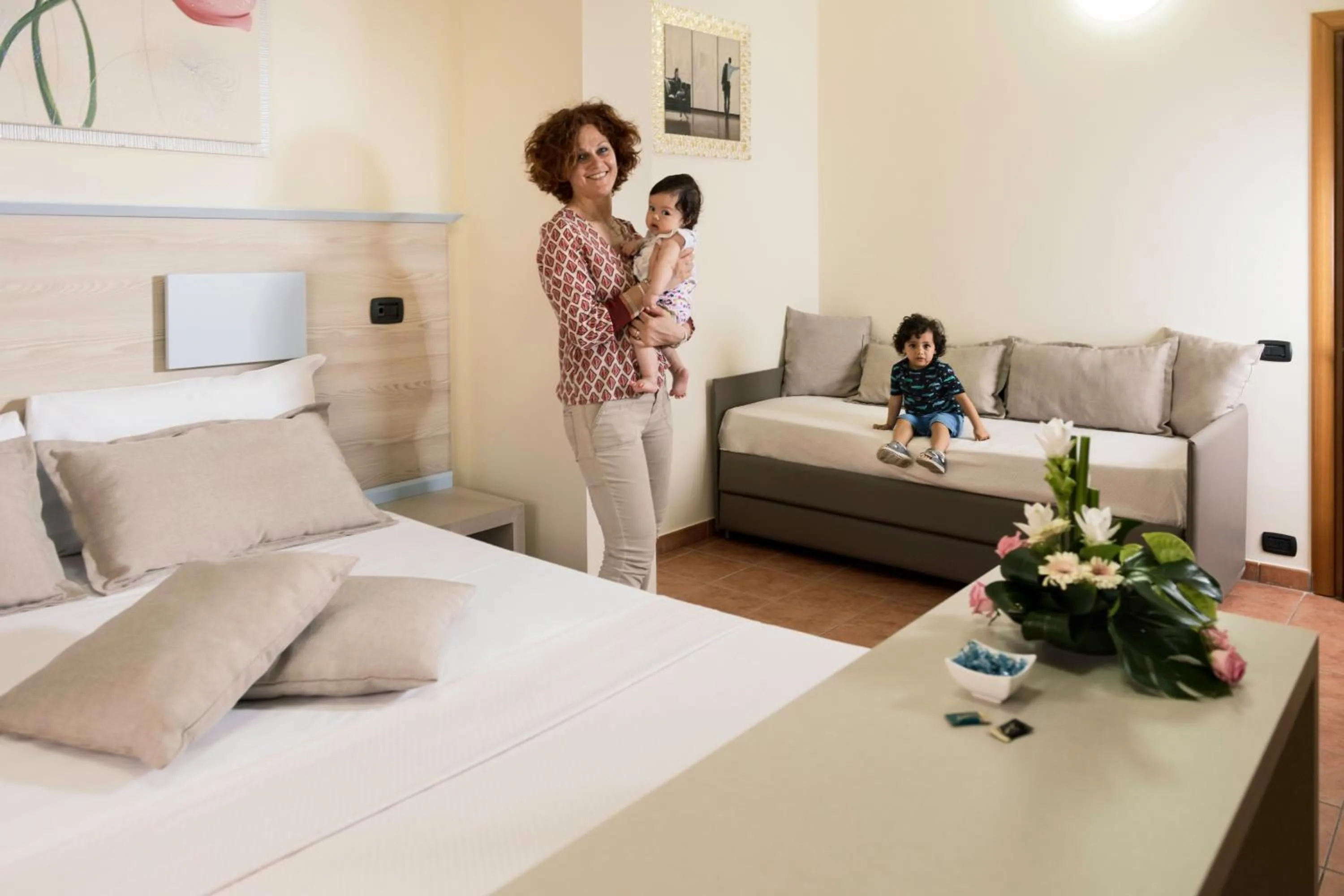 People, Bed in Hotel Fly