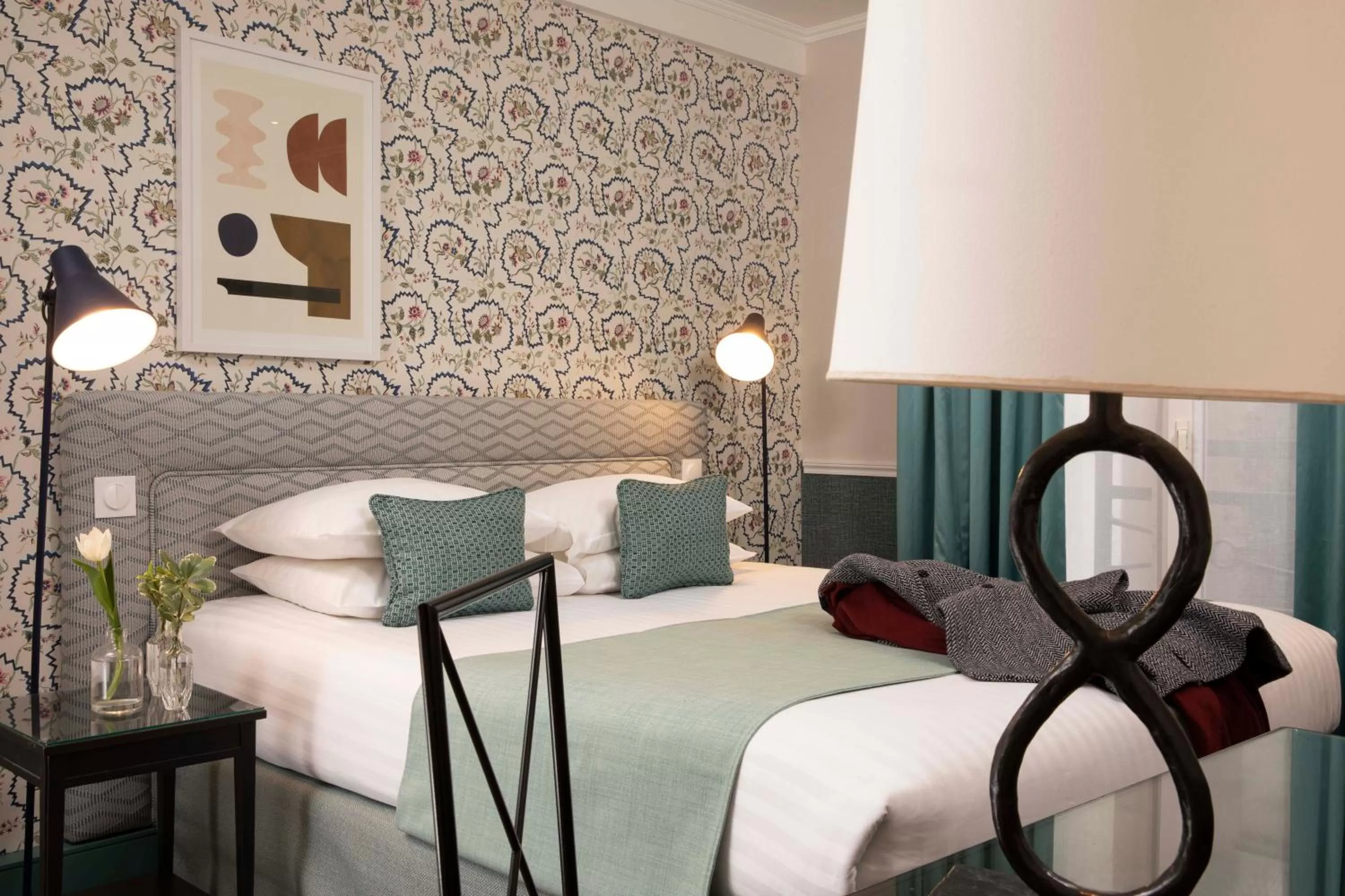 Bed in Hotel Relais Bosquet by Malone