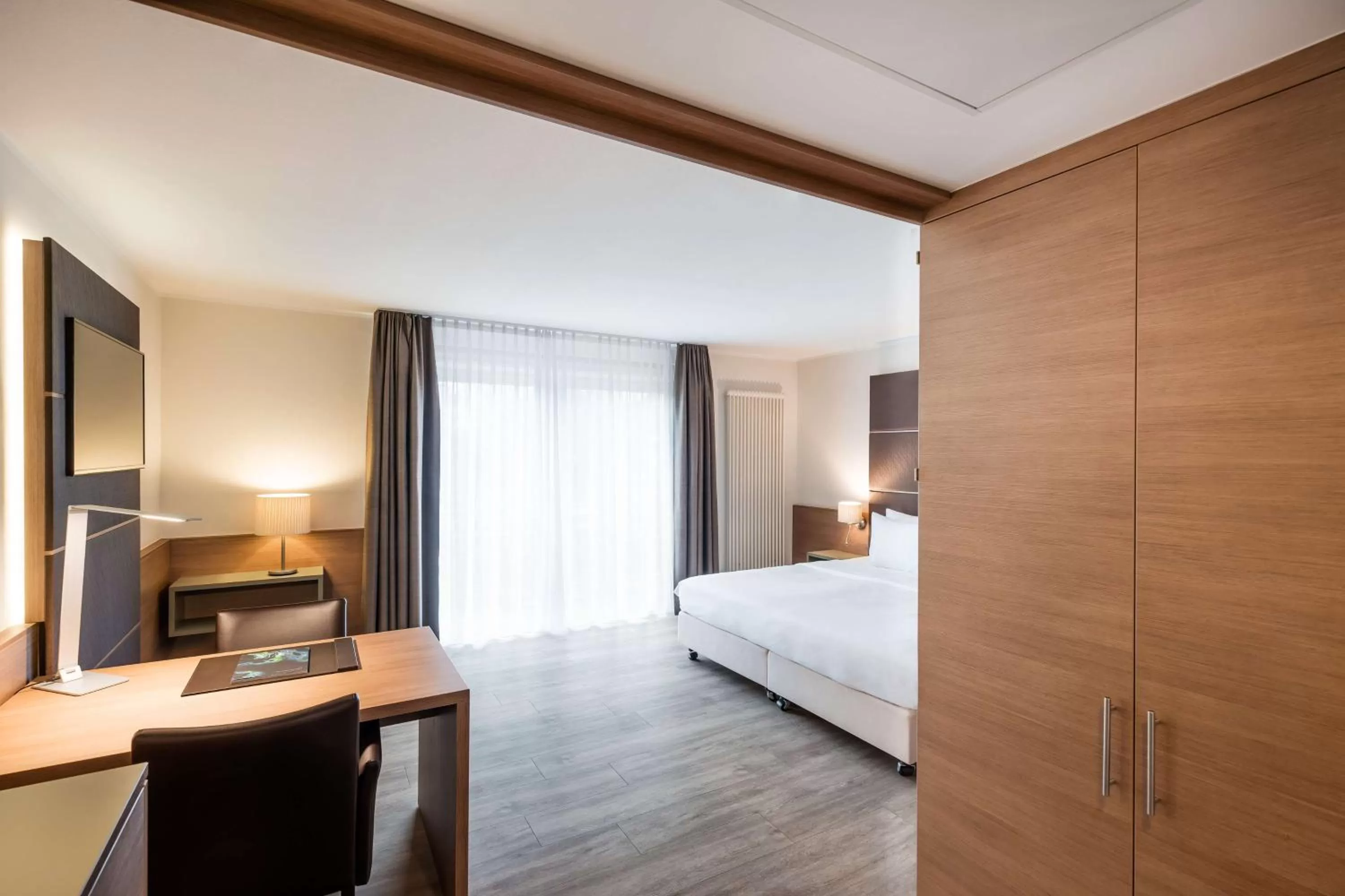 Photo of the whole room, Bed in Lindner Hotel Dusseldorf Airport, part of JdV by Hyatt