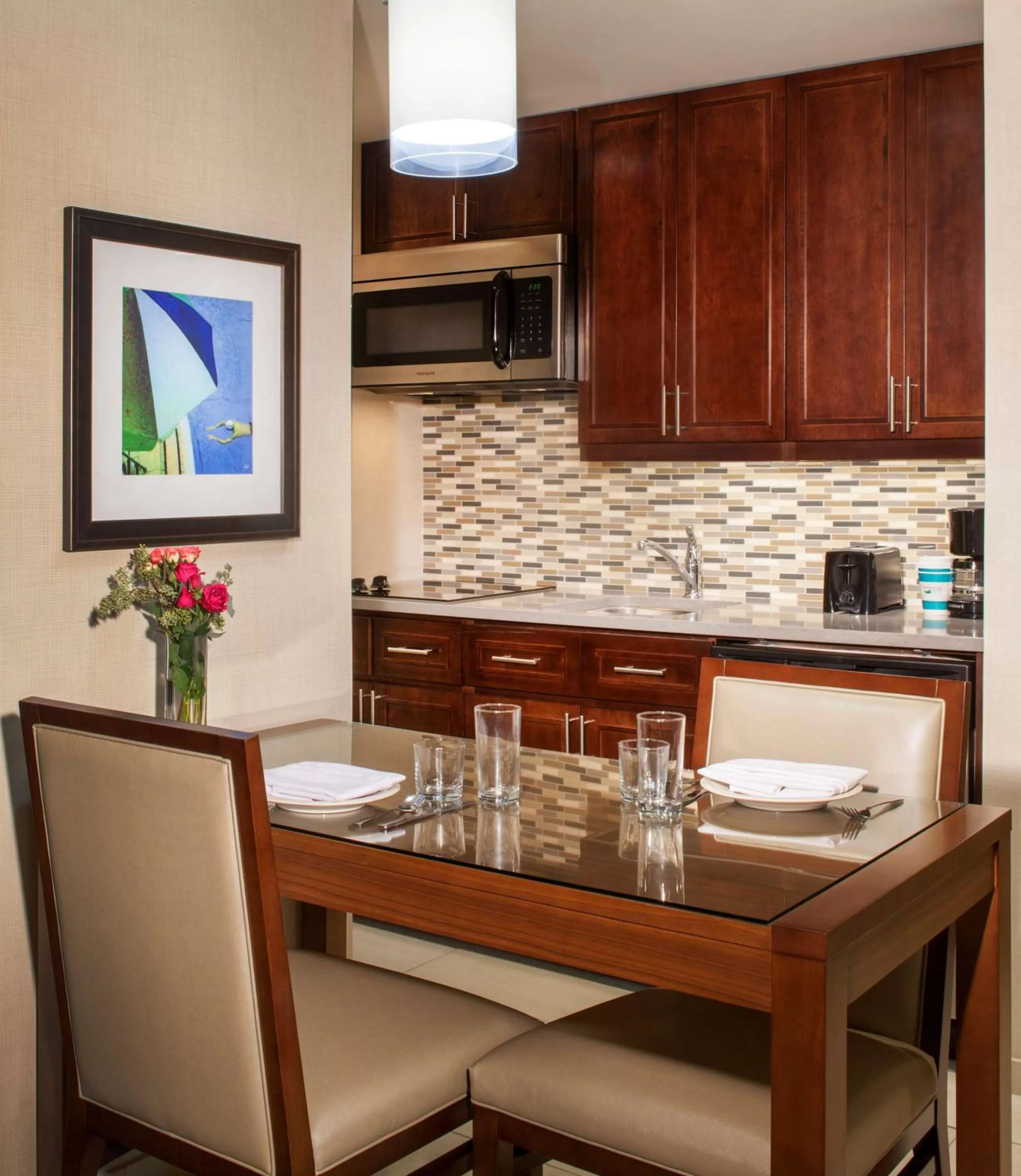 Kitchen or kitchenette in Homewood Suites by Hilton Miami Dolphin Mall